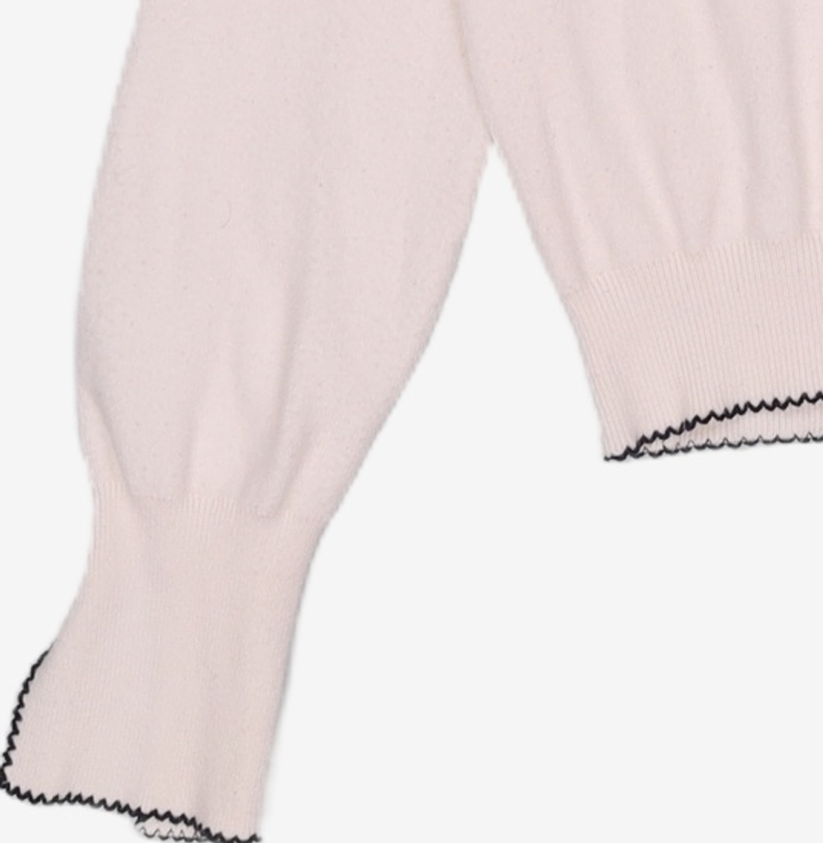 미쏘(MIXXO) 소매 배색포인트 풀오버 MIWKAC131T L
