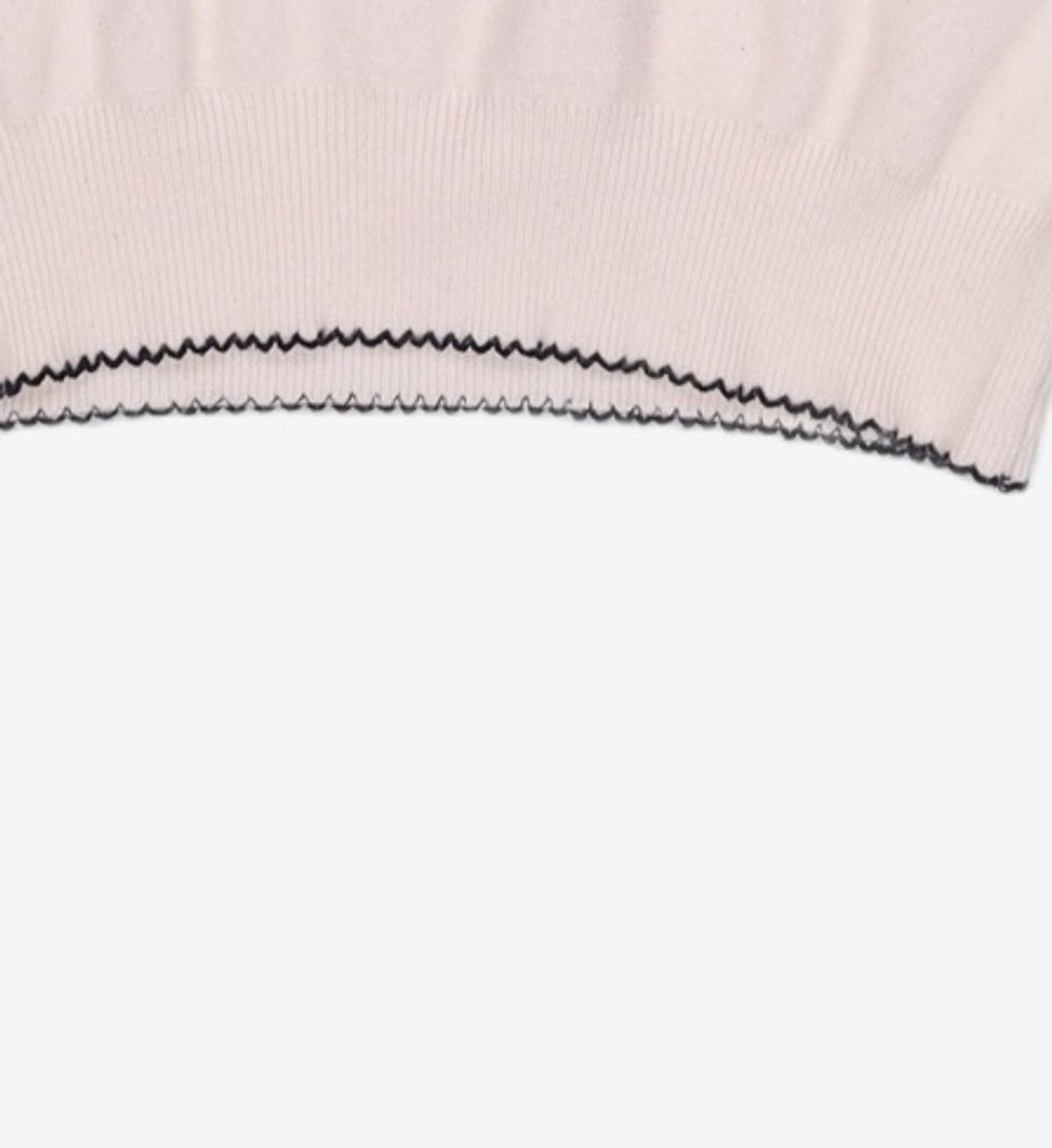 미쏘(MIXXO) 소매 배색포인트 풀오버 MIWKAC131T L
