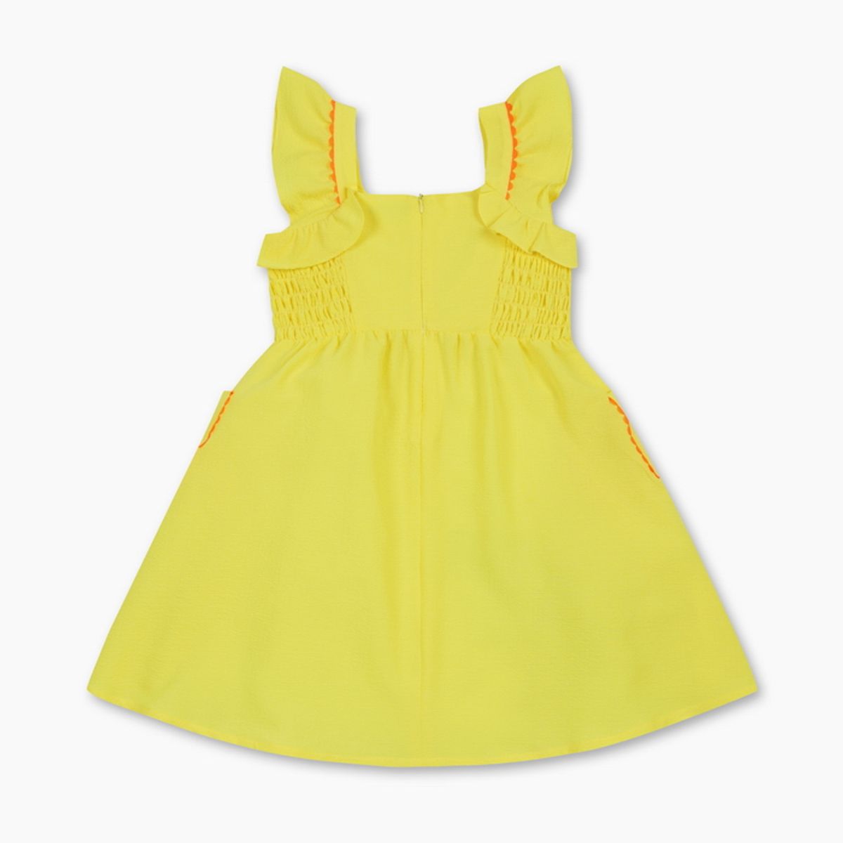 베네통키즈(BENETTONKIDS) 포지타코 프릴 원피스_QAOP27631YE