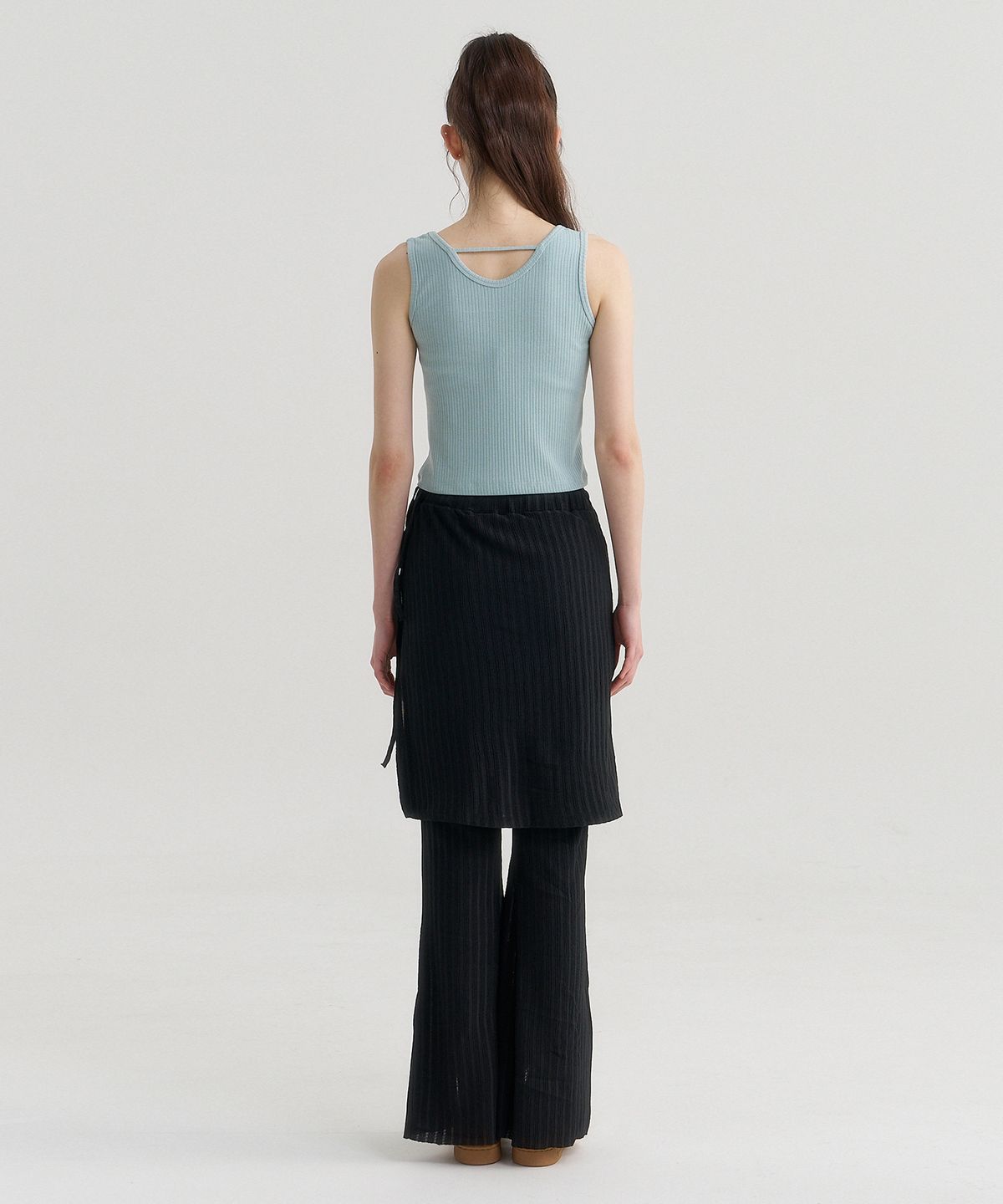 노브포에티(NOVE POETI) LOMI BANDING PANTS BLACK