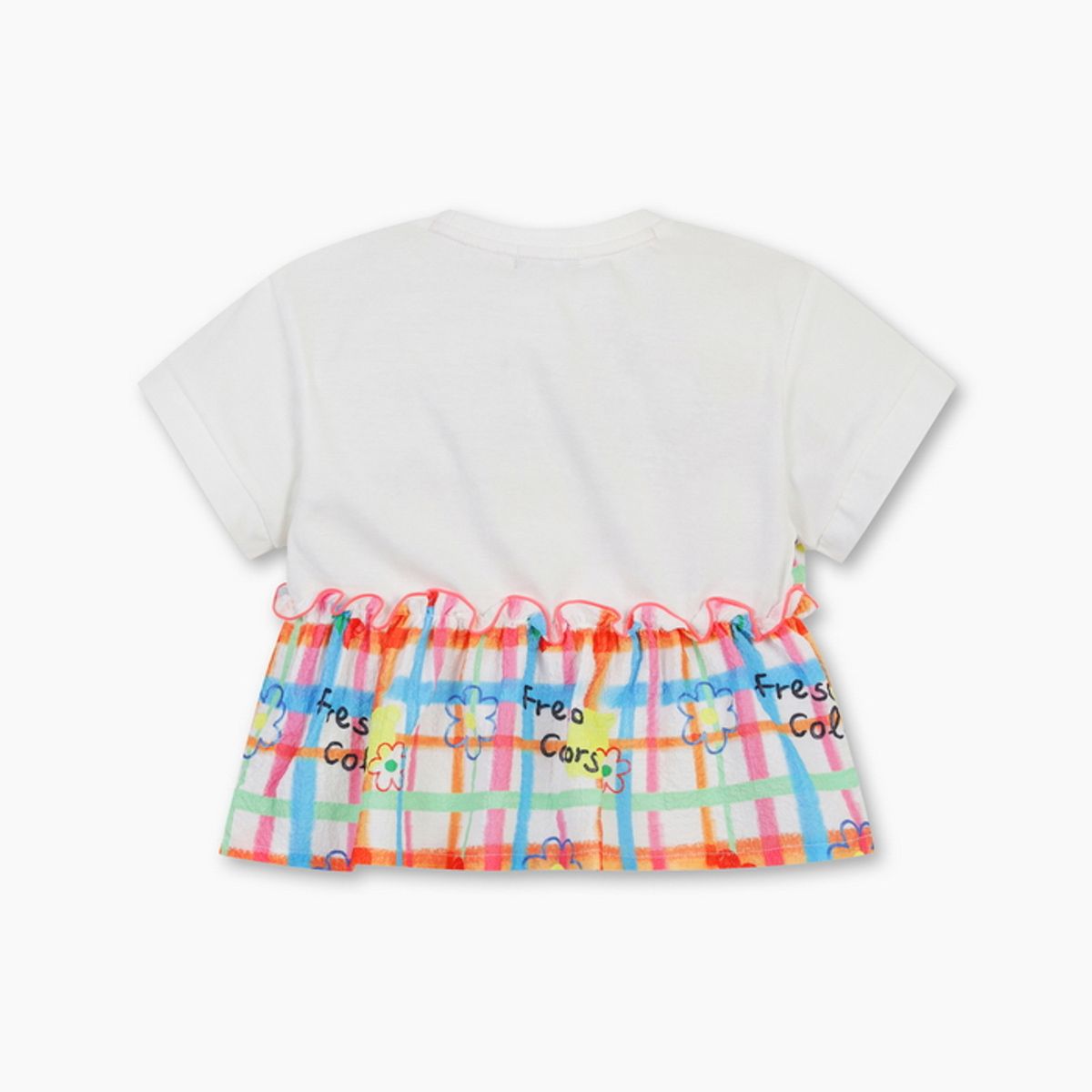 베네통키즈(BENETTONKIDS) 써니 피크닉 레이어드 티셔츠_QATS28631IV