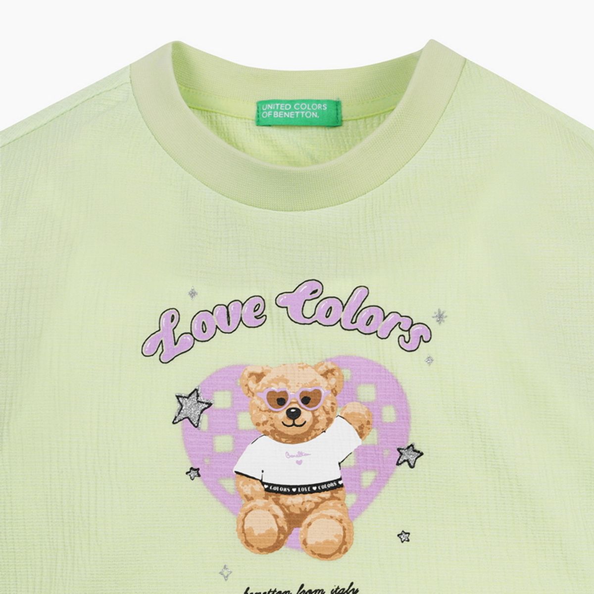 베네통키즈(BENETTONKIDS) 힙버니 레이어드 티셔츠_QATS45631LA