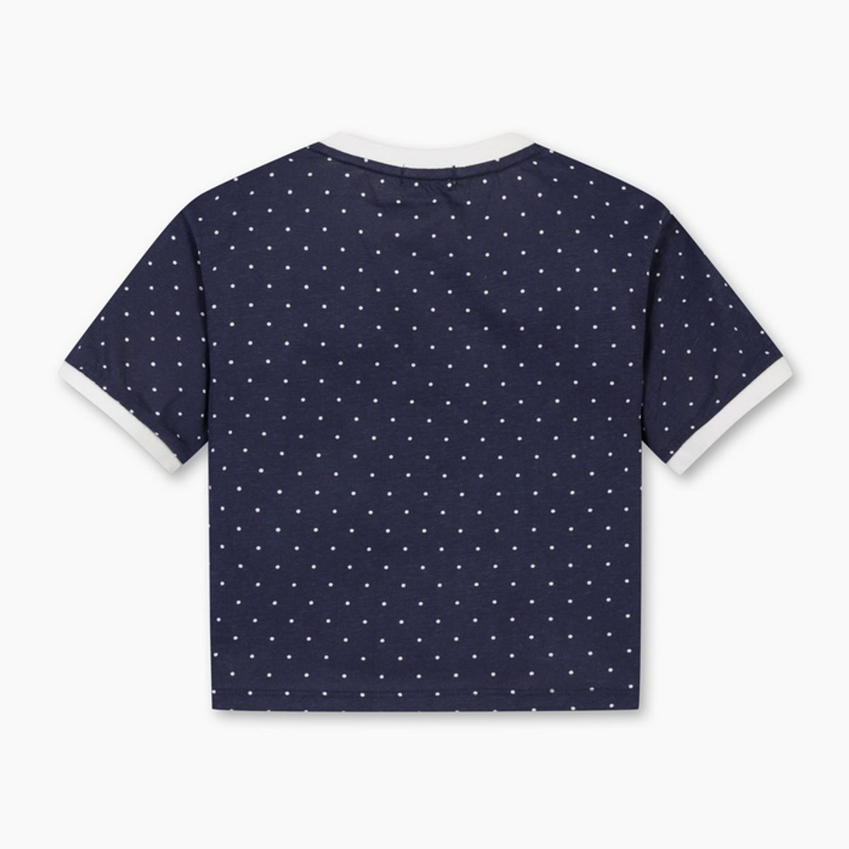 베네통키즈(BENETTONKIDS) 그래픽 도트 링거 티셔츠_QATS42631NY