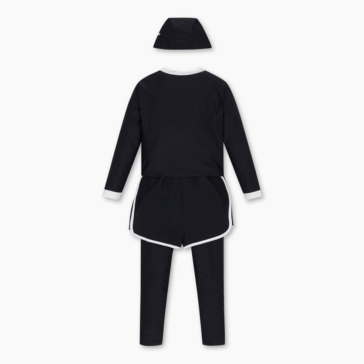 베네통키즈(BENETTONKIDS) 힙 매쉬 래쉬가드 SET_QCET21631BK