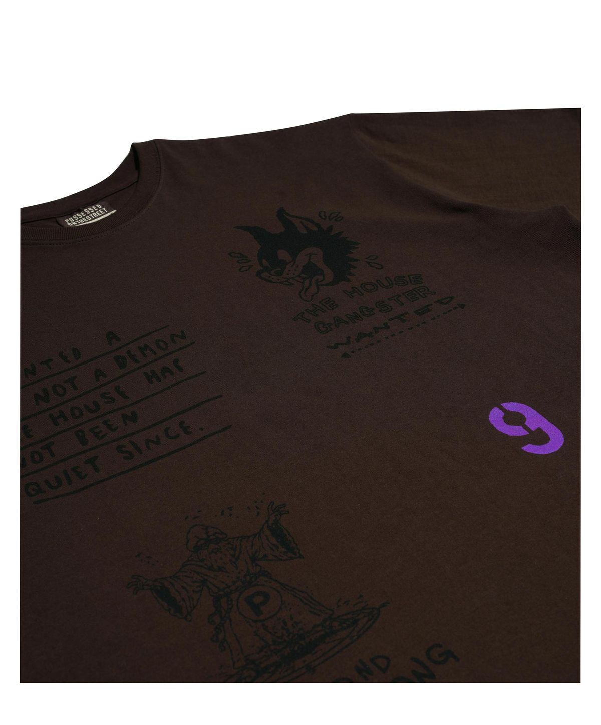 퍼츠(POTS) DEMON CAT TEE [BROWN]