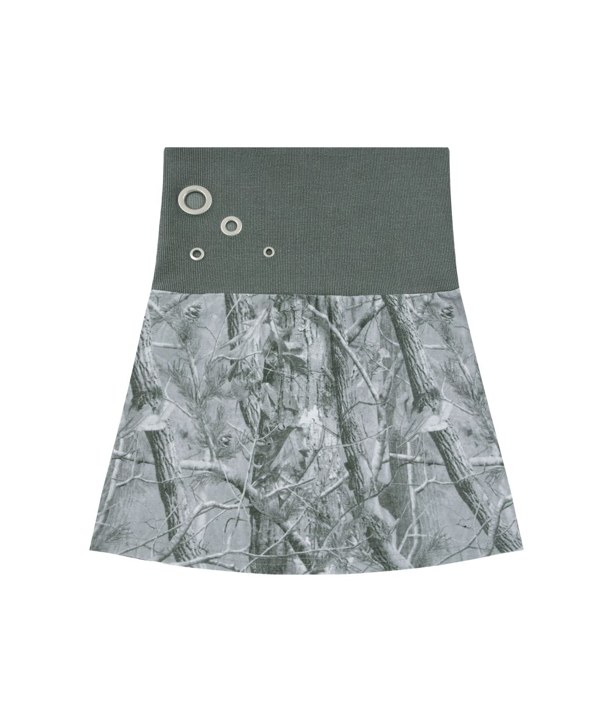 알디유(ALDIYOUU) Eyelet 2 - Way Wrap Gray Realtree Skirt