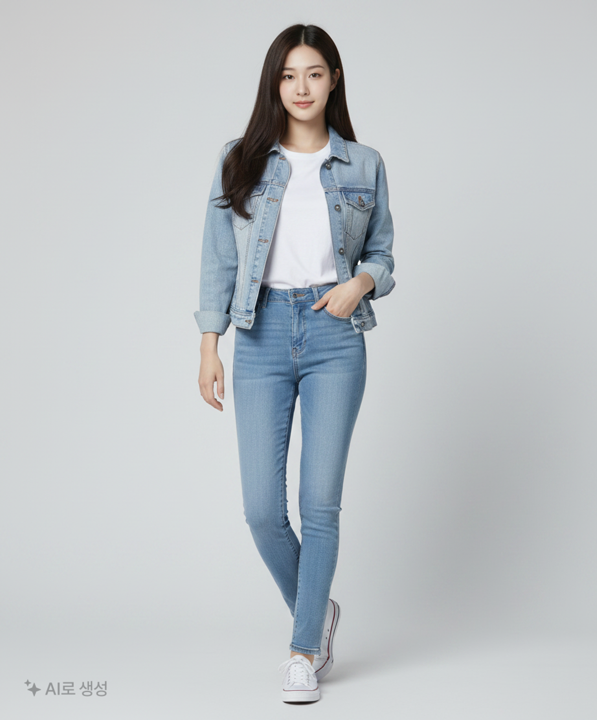 테이트(TATE) 데님/트러커 재킷 90