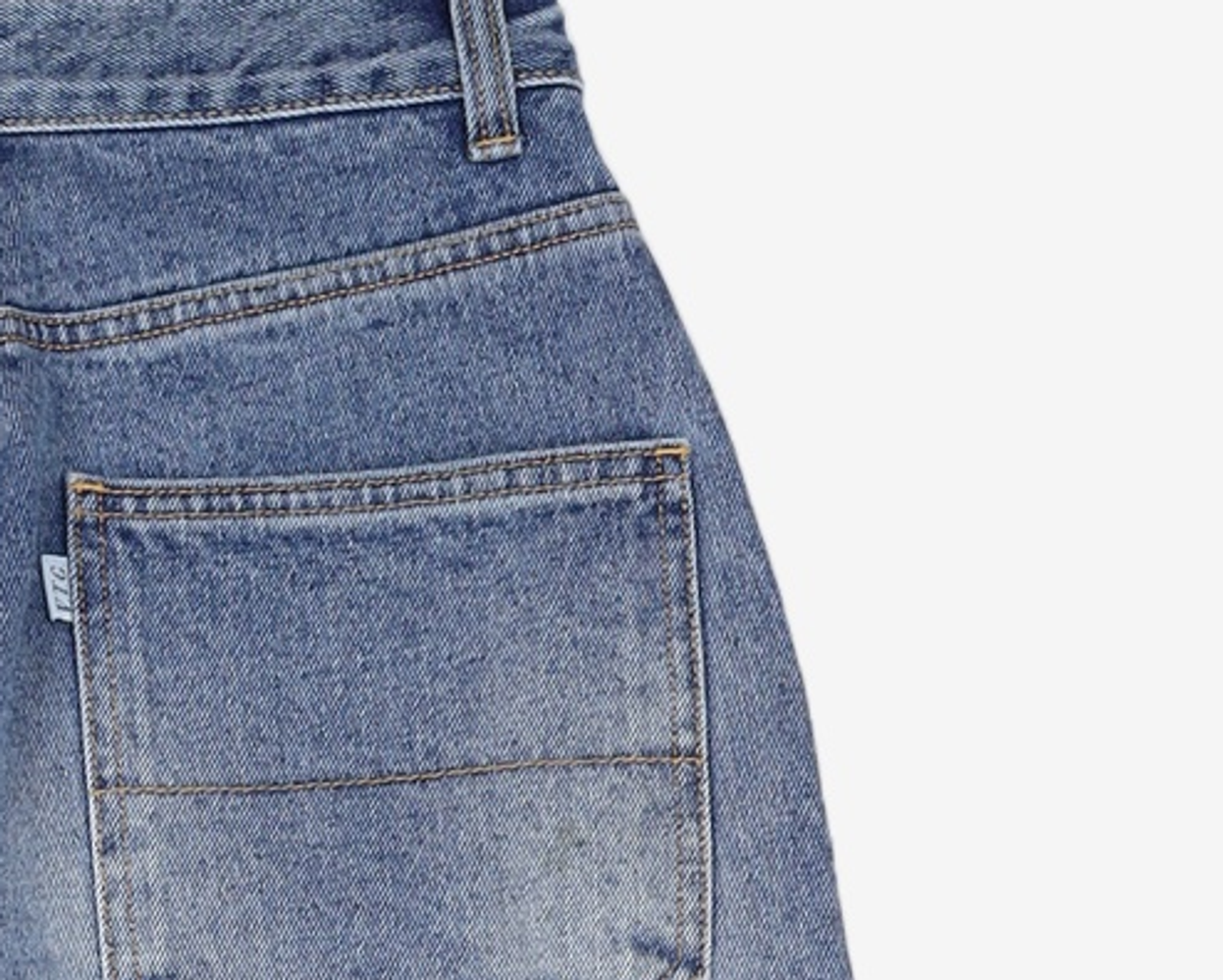 해칭룸(HATCHINGROOM) Wrap Jeans Black 2