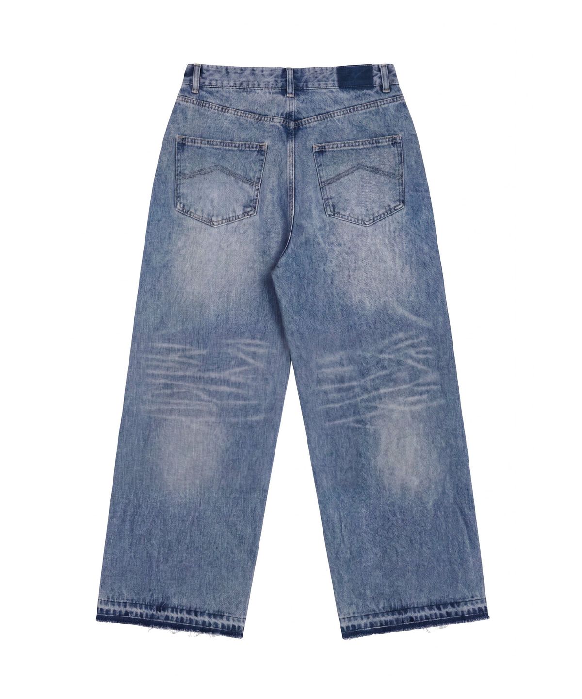 카이(KAI) Washed Double knee Denim pants