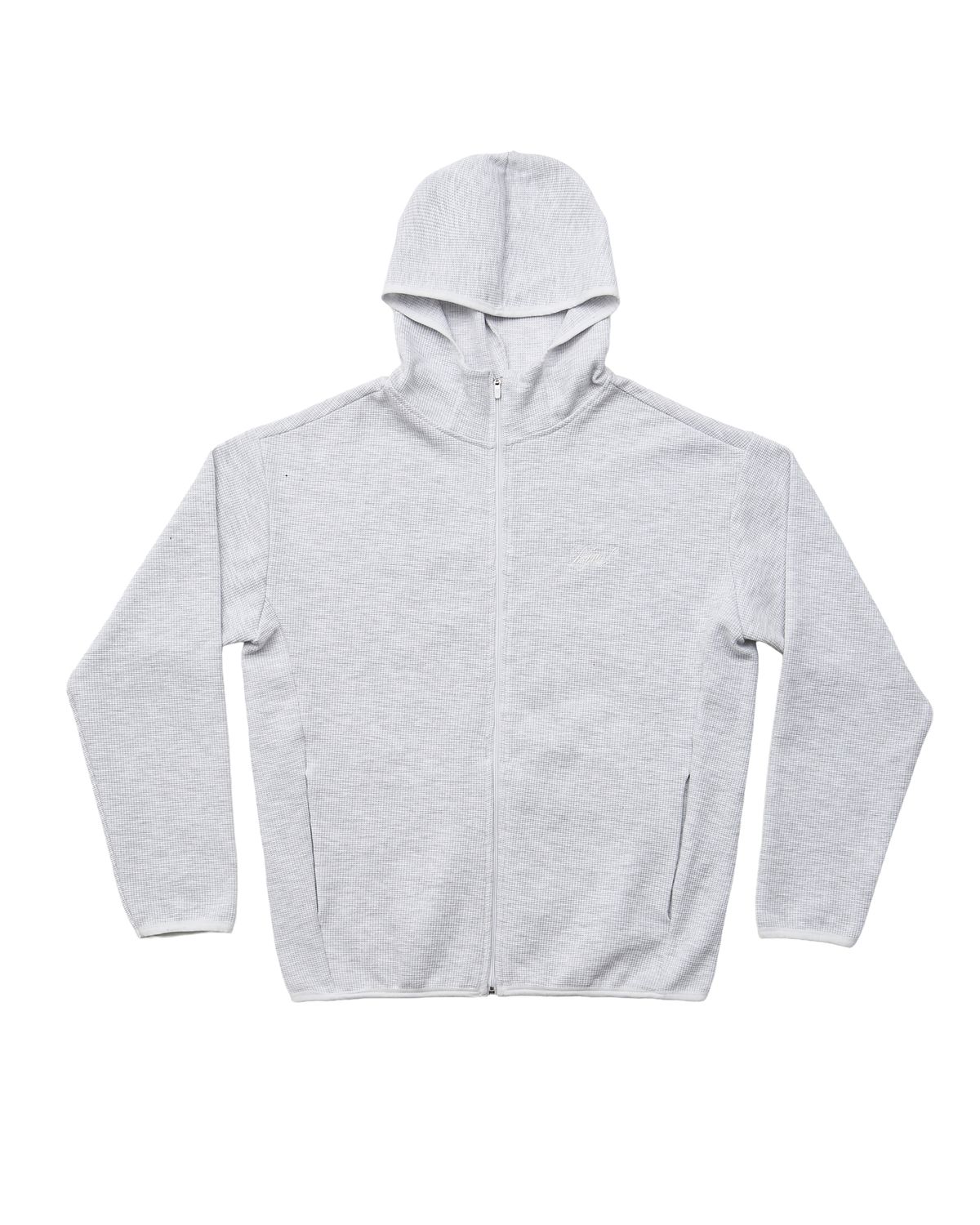 리브라이크디스(LLT) WAFFLE ZIP UP ASH HEATHER