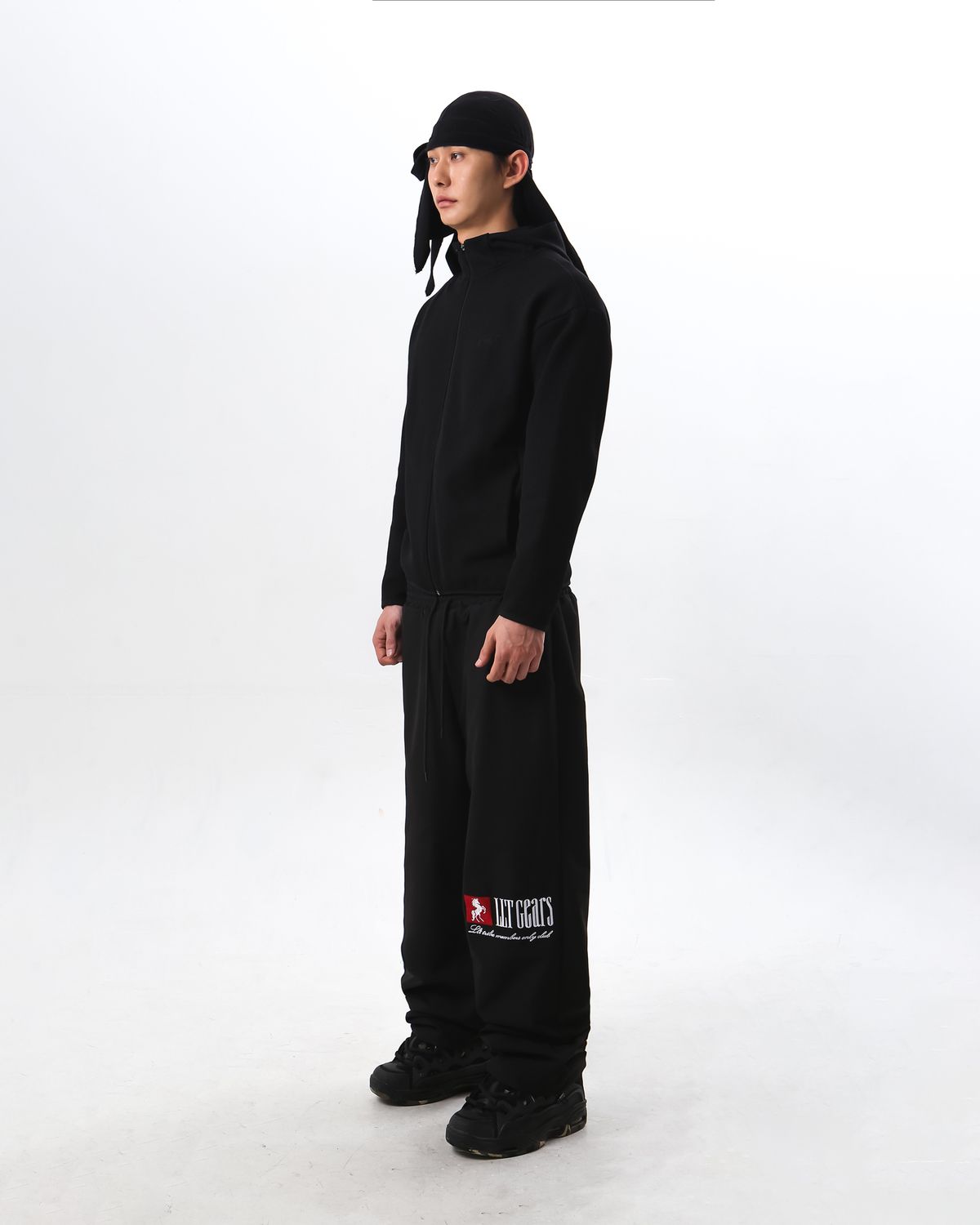 리브라이크디스(LLT) BIG LOGO PANTS BLACK