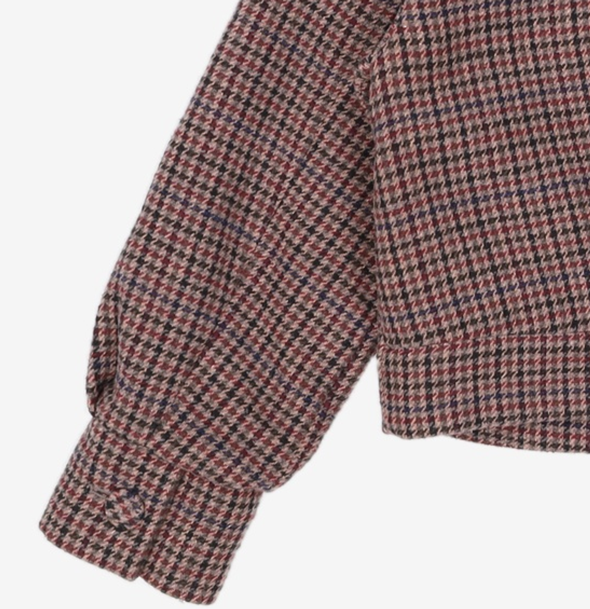 미쏘(MIXXO) 울체크 빅카라 숏자켓 MIWJKBV22G XS M