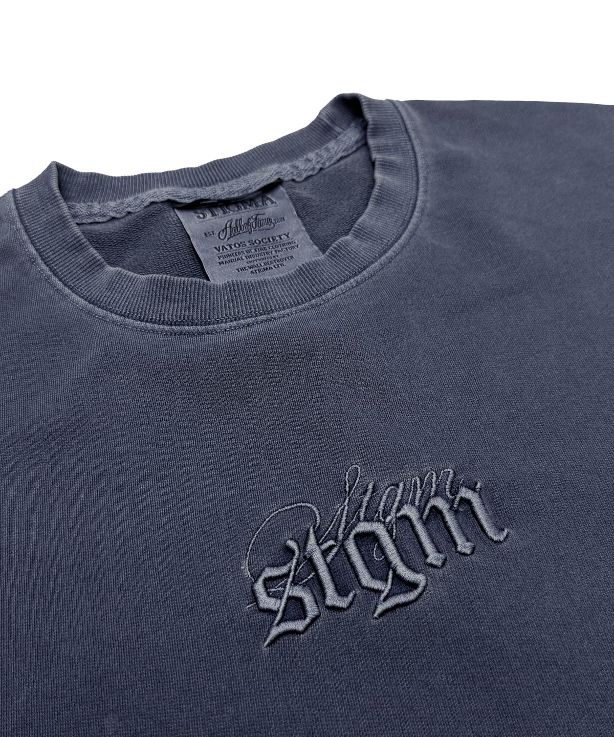 스티그마(STIGMA) ML PIGMENT T-SHIRTS NAVY