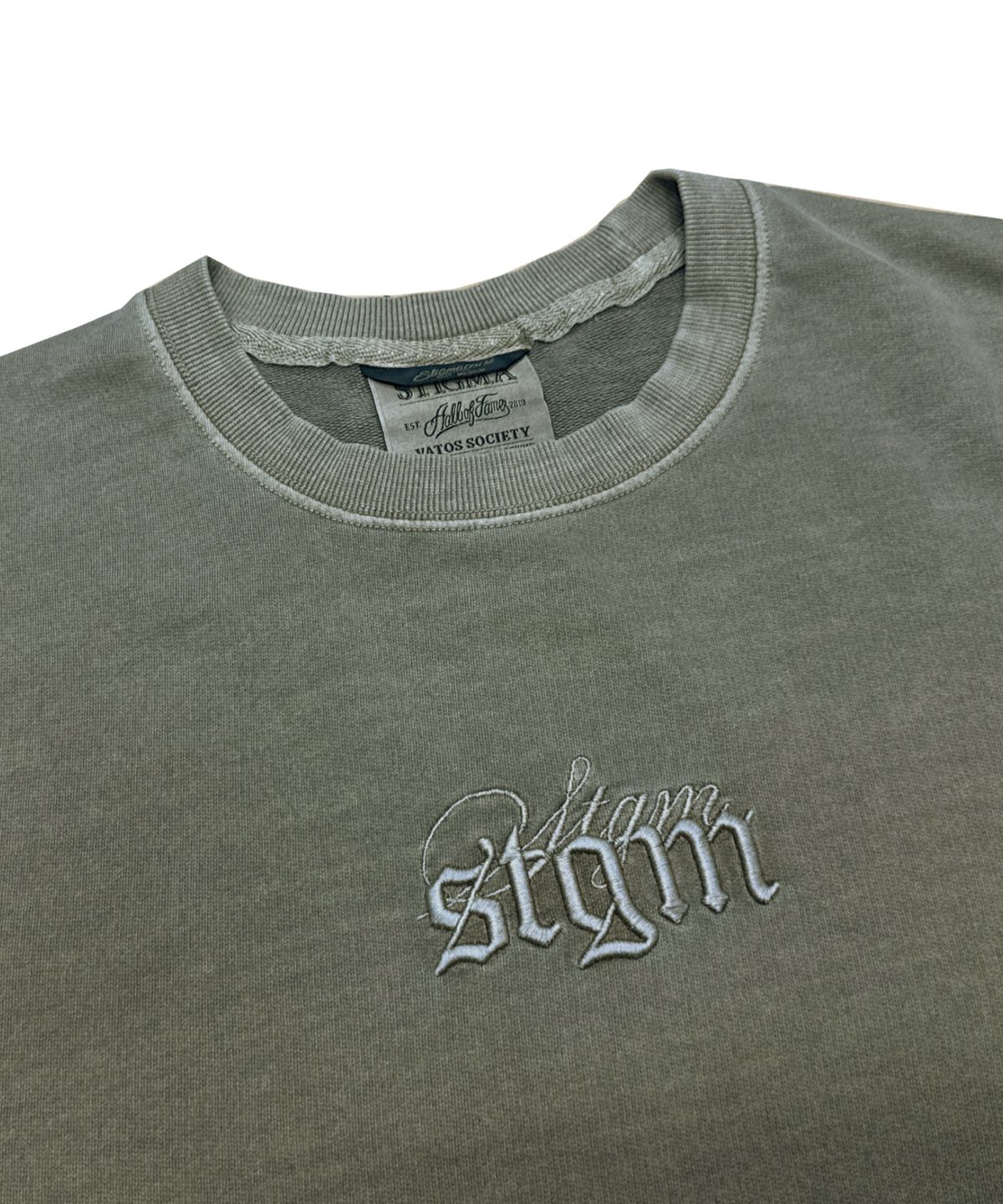 스티그마(STIGMA) ML PIGMENT T-SHIRTS KHAKI