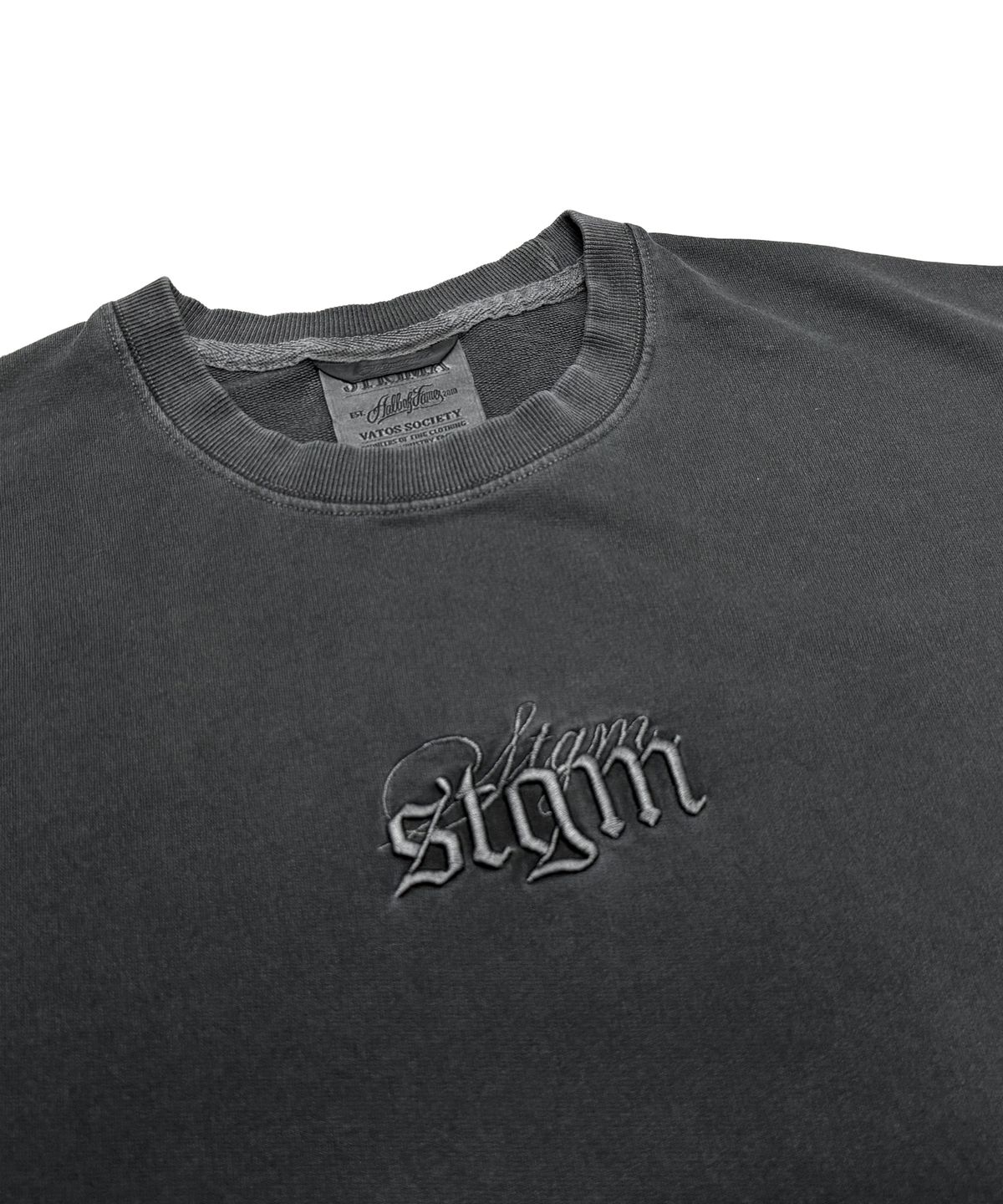 스티그마(STIGMA) ML PIGMENT T-SHIRTS CHARCOAL