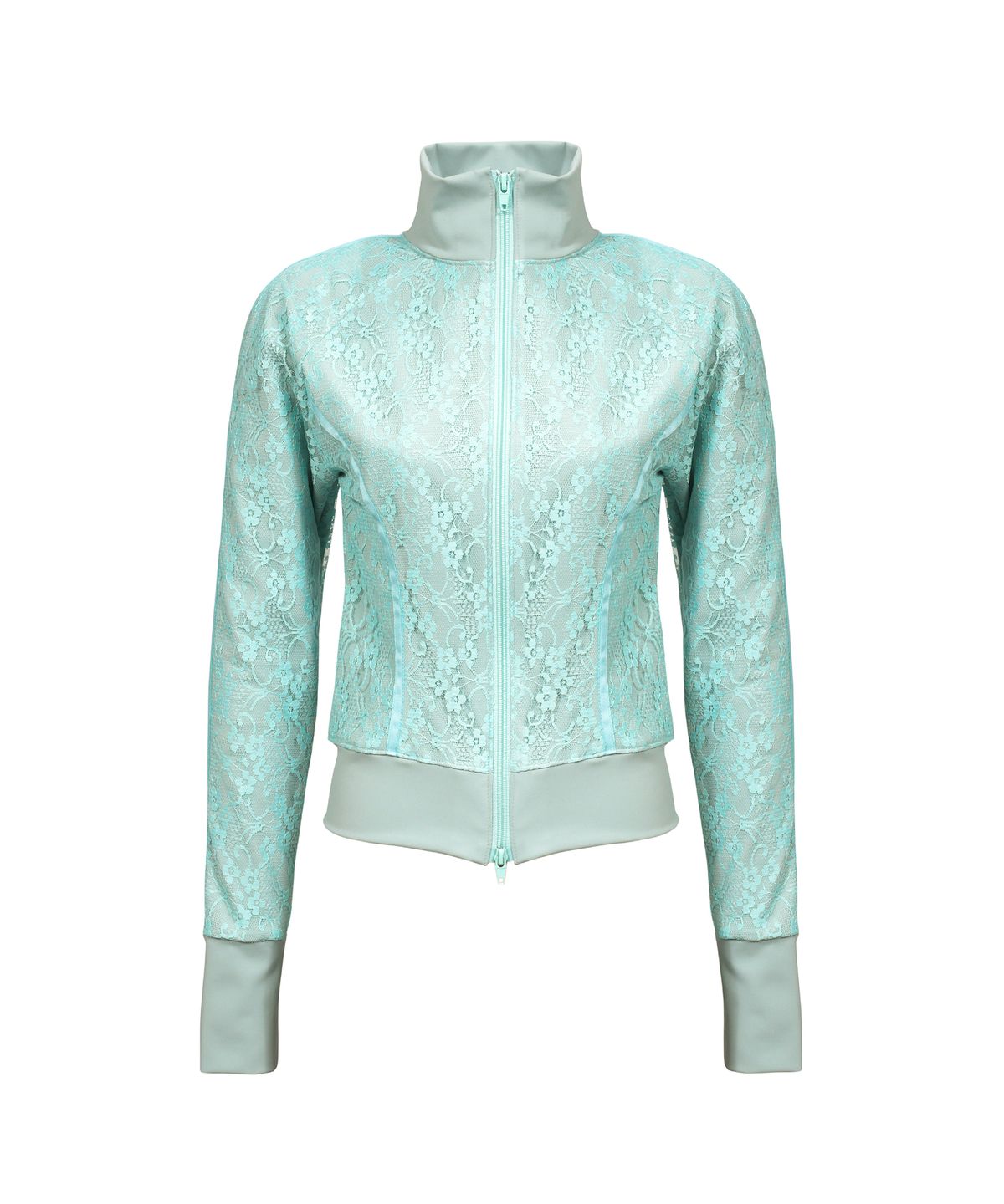 슬리시스(SLYISIS) Lace Covered Track Jacket (Mint)