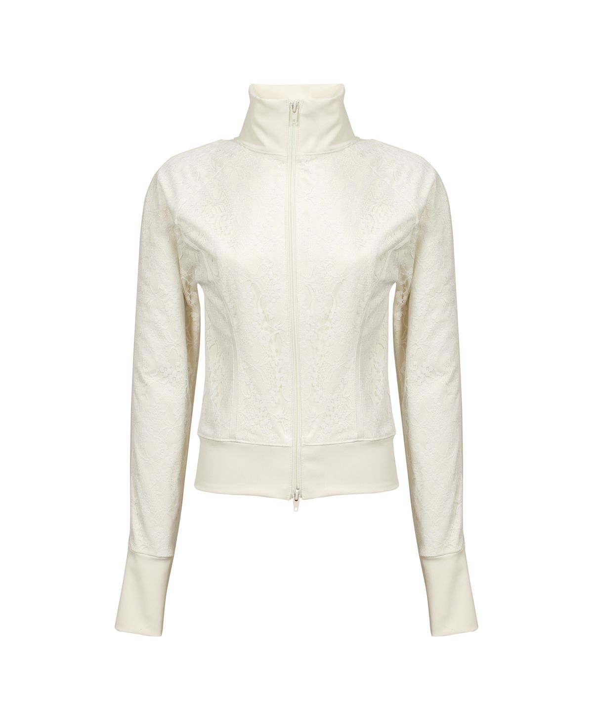 슬리시스(SLYISIS) Lace Covered Track Jacket (Cream)