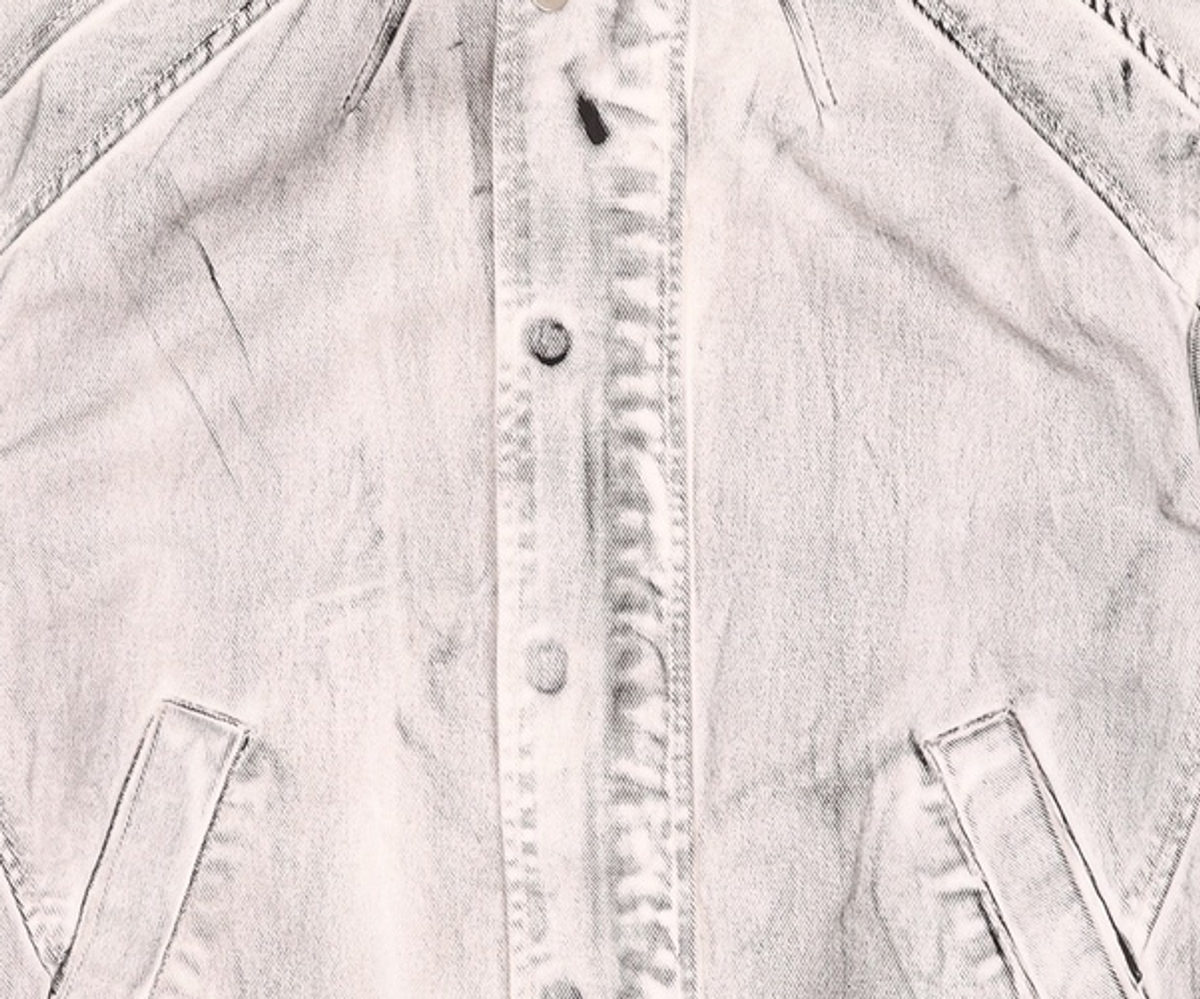 본바트(VONVAT) Padded Denim Biker Jacket 1