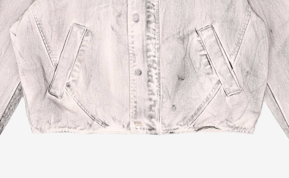 본바트(VONVAT) Padded Denim Biker Jacket 1