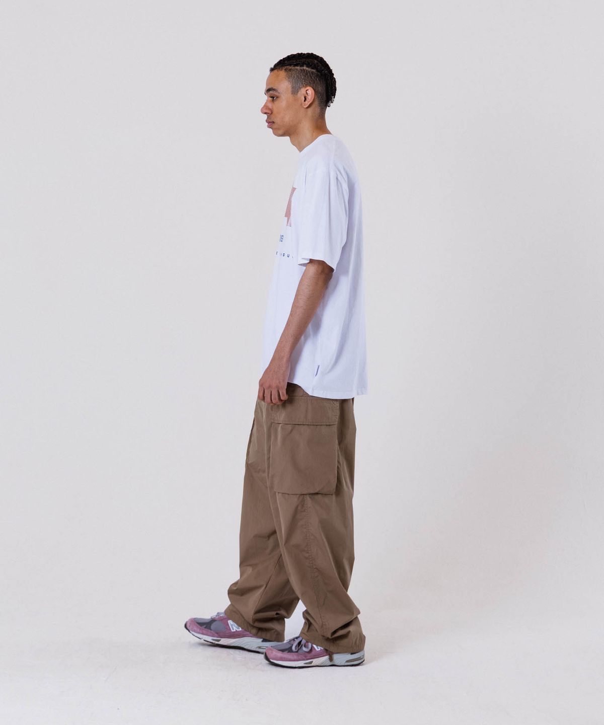 올데이훕스(ALL DAY HOOPS) ADH 섬머리그 오버핏 반팔 티셔츠 화이트