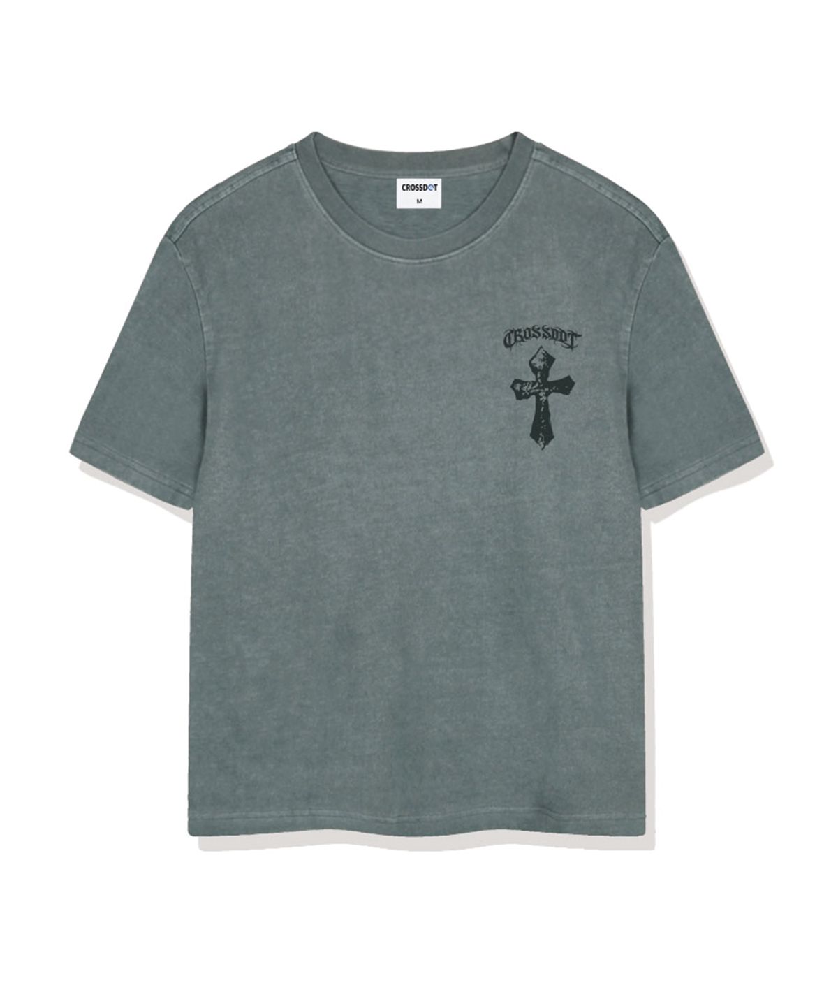 크로스닷(CROSSDOT) 세인트 피그먼트 다잉 반팔 티셔츠 5 Color [CRSF_0004]