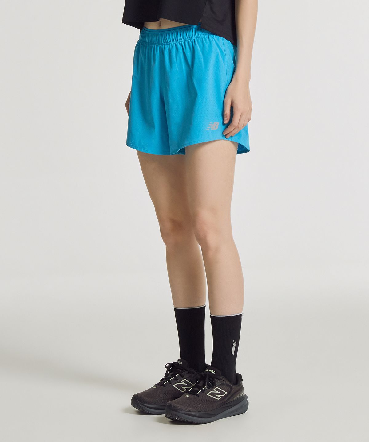 뉴발란스(NEW BALANCE) NBNVG36212 / WOMEN RC 쇼츠 5인치 (L/BLUE)