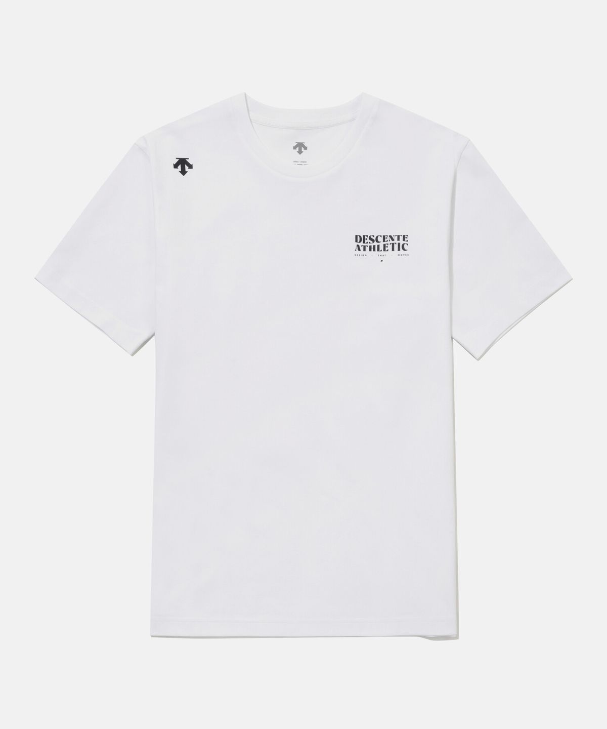 데상트(DESCENTE) 무브먼트 소로나쿨 컴포트핏 반팔 티셔츠 화이트 SR323UTS75