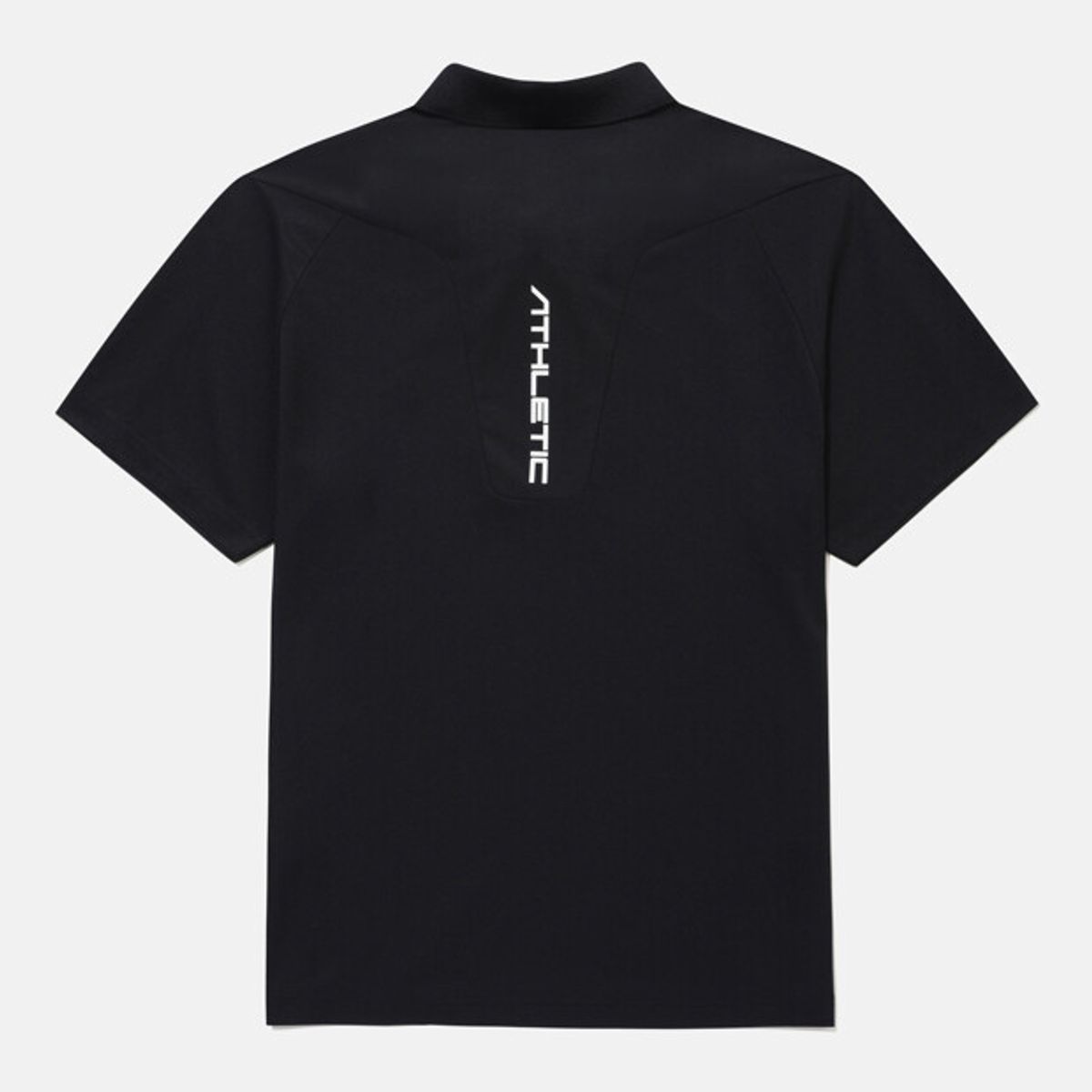 데상트(DESCENTE) 남성 트레이닝 폴로 반팔 티셔츠 블랙 SR321TPS73