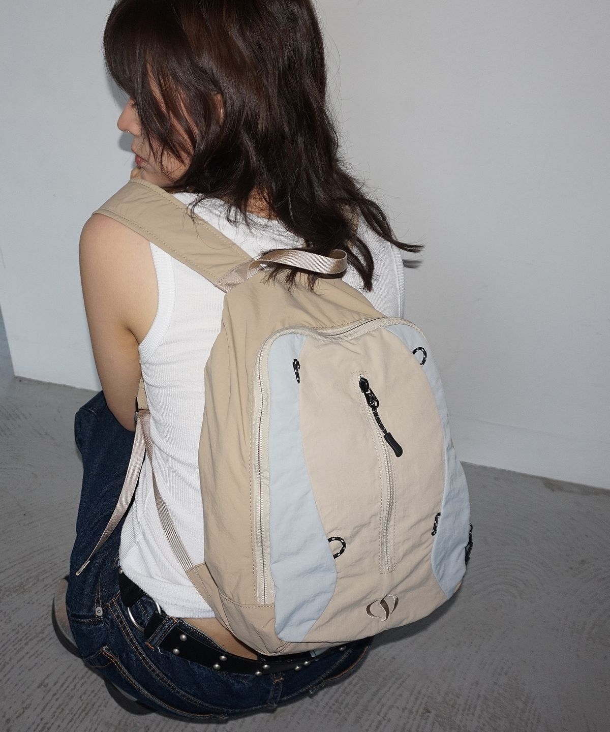 샐볼(SALBOL) 503 LIP LIGHT BACKPACK [BEIGE]