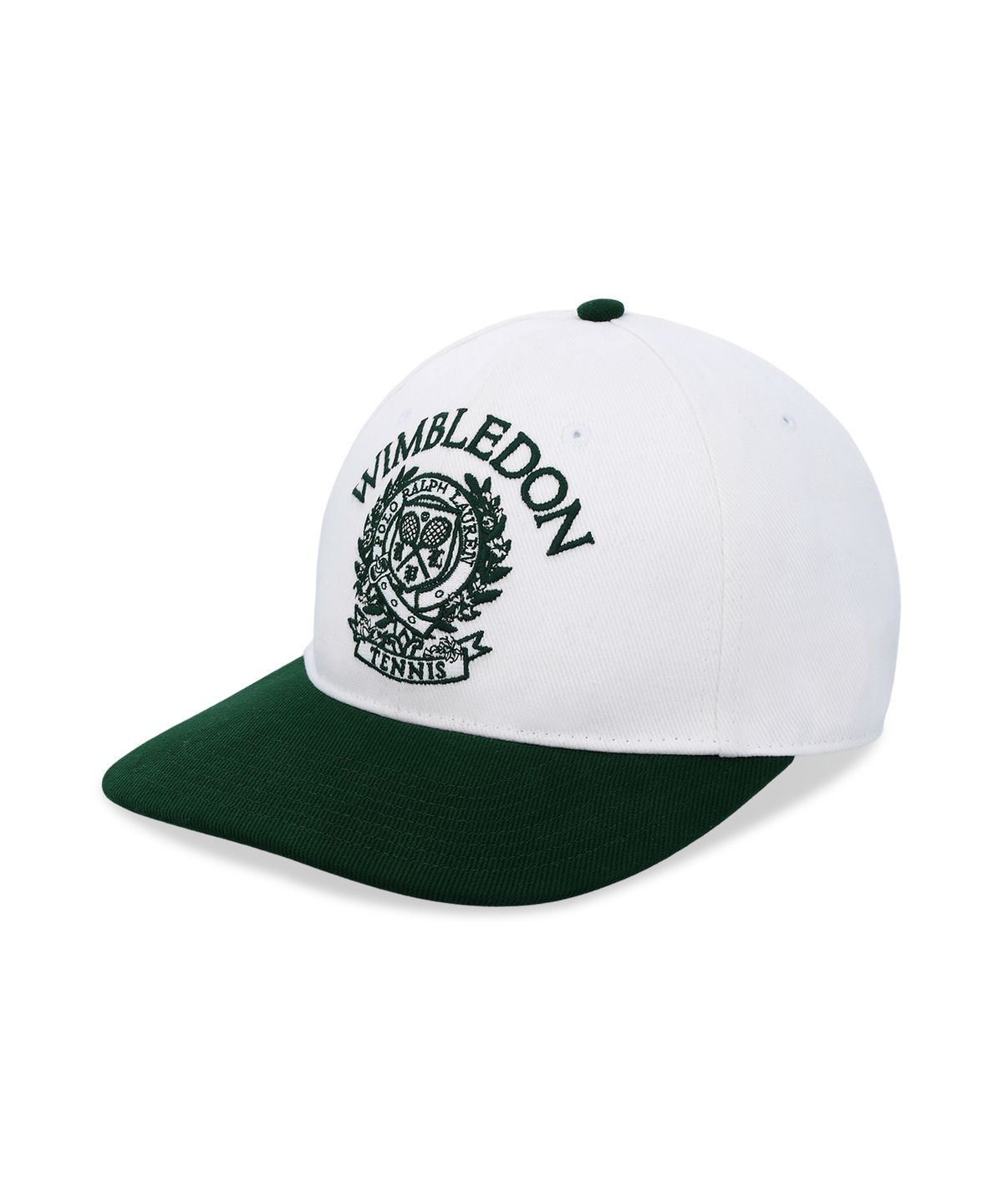 폴로 랄프 로렌(POLO RALPH LAUREN) 윔블던 크레스트 트윌 캡-화이트
