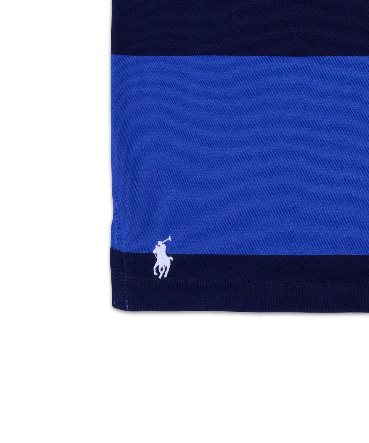 폴로 랄프 로렌(POLO RALPH LAUREN) 윔블던 스트라이프 럭비 셔츠-블루