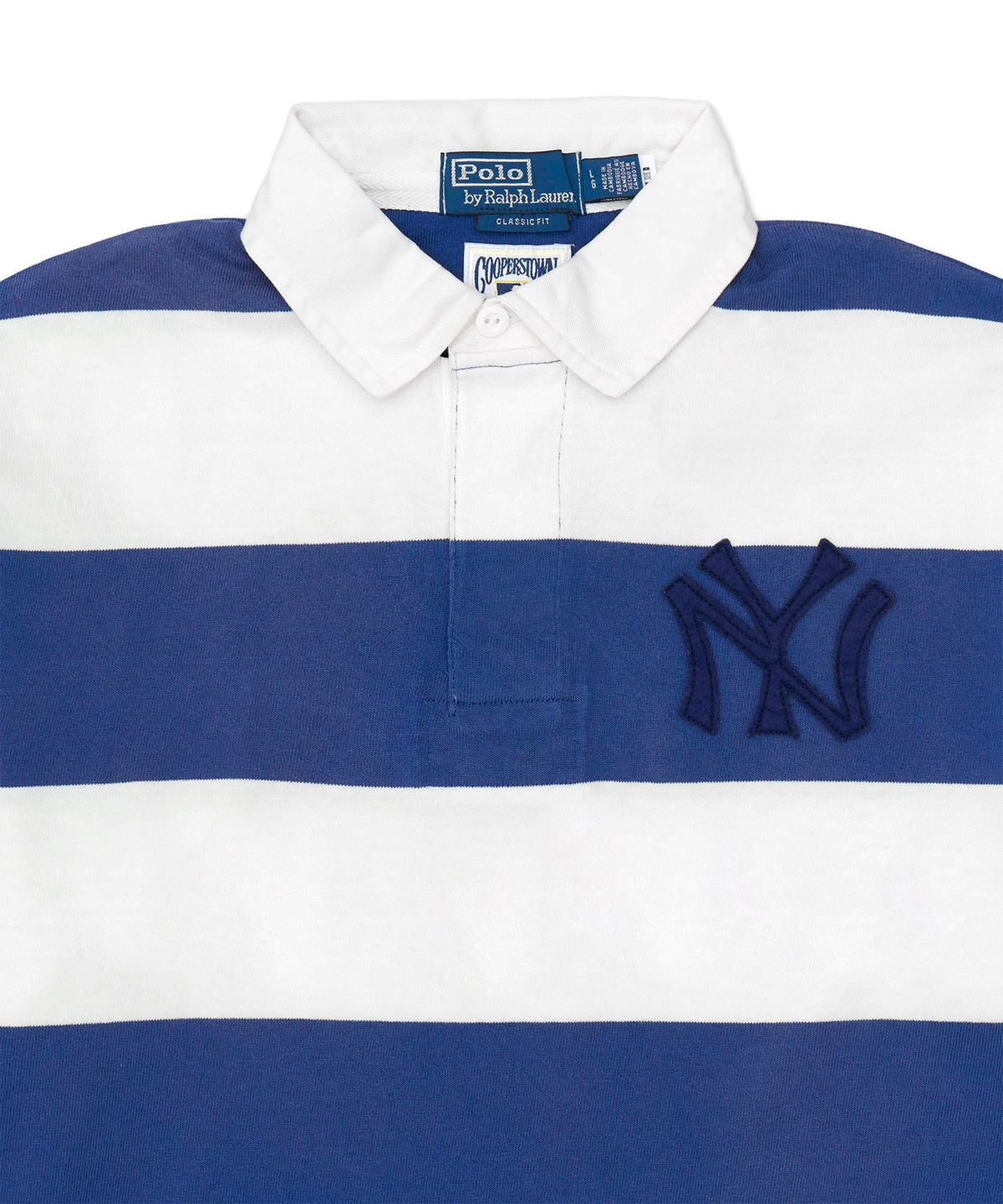폴로 랄프 로렌(POLO RALPH LAUREN) 폴로 랄프 로렌 양키스 럭비 셔츠-네이비