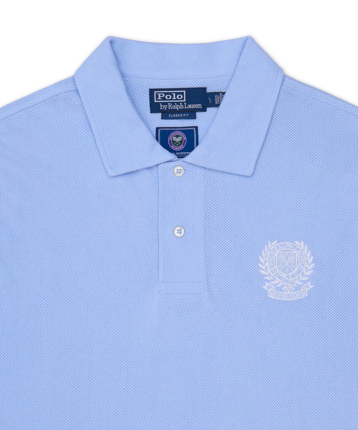 폴로 랄프 로렌(POLO RALPH LAUREN) 윔블던 클래식핏 폴로 셔츠-블루