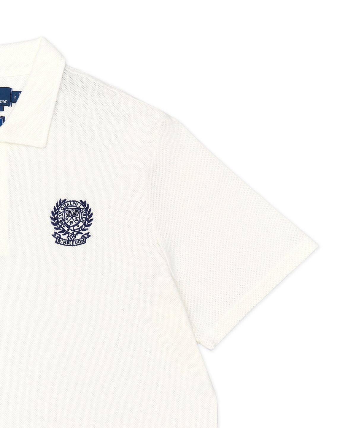 폴로 랄프 로렌(POLO RALPH LAUREN) 윔블던 클래식핏 폴로 셔츠-화이트