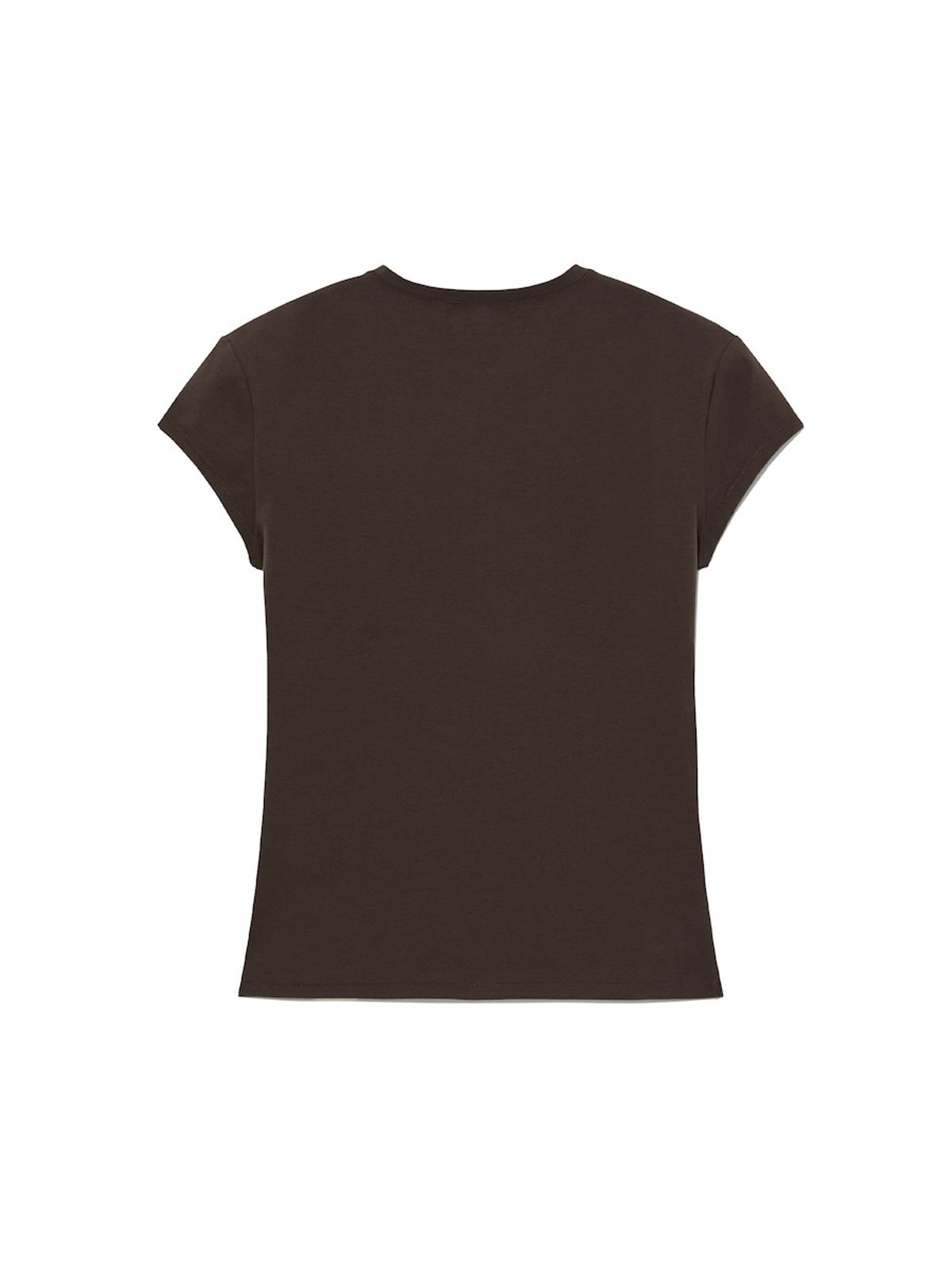 글로니(GLOWNY) G SLIM TEE (BROWN)