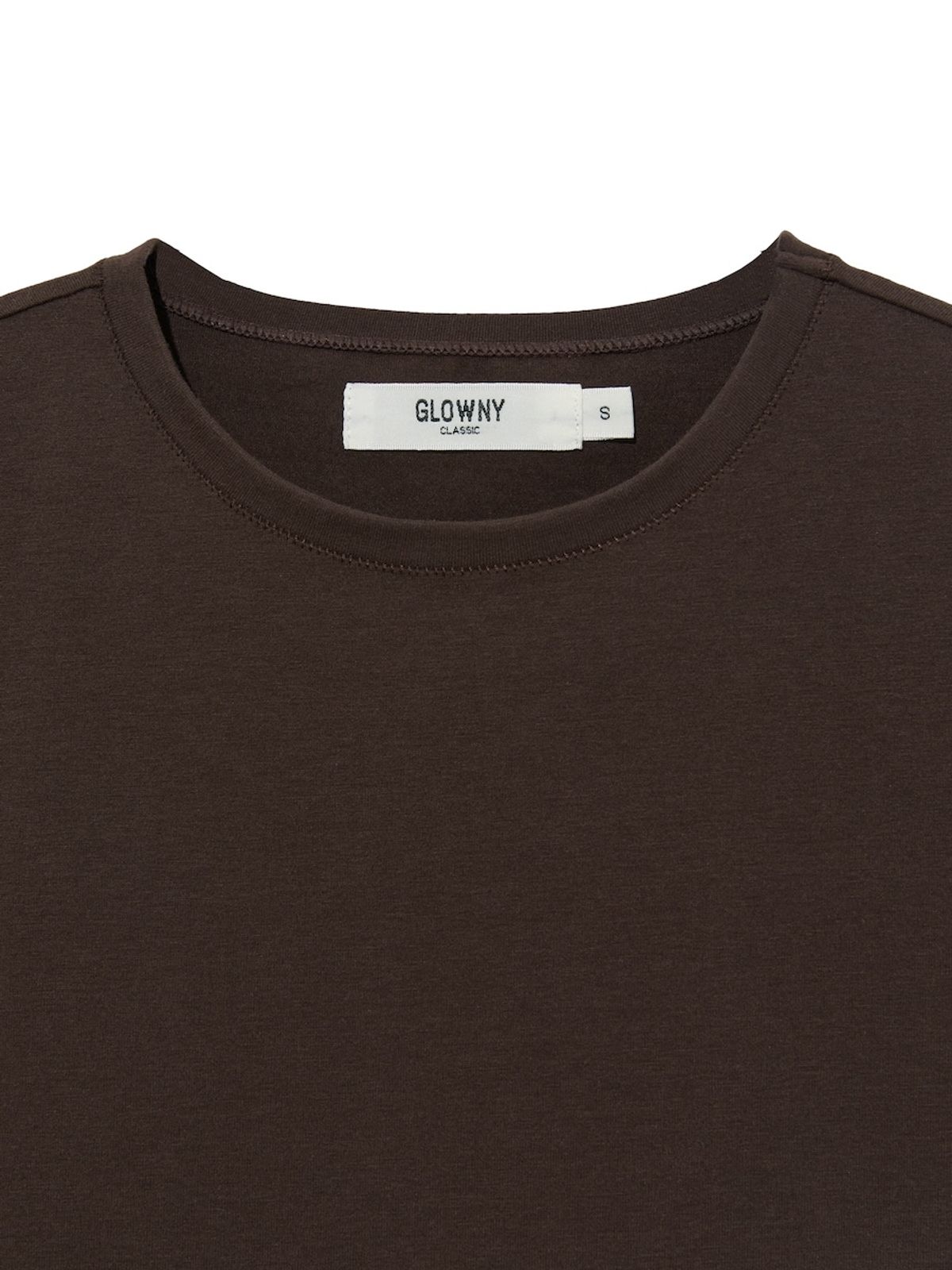 글로니(GLOWNY) G SLIM TEE (BROWN)