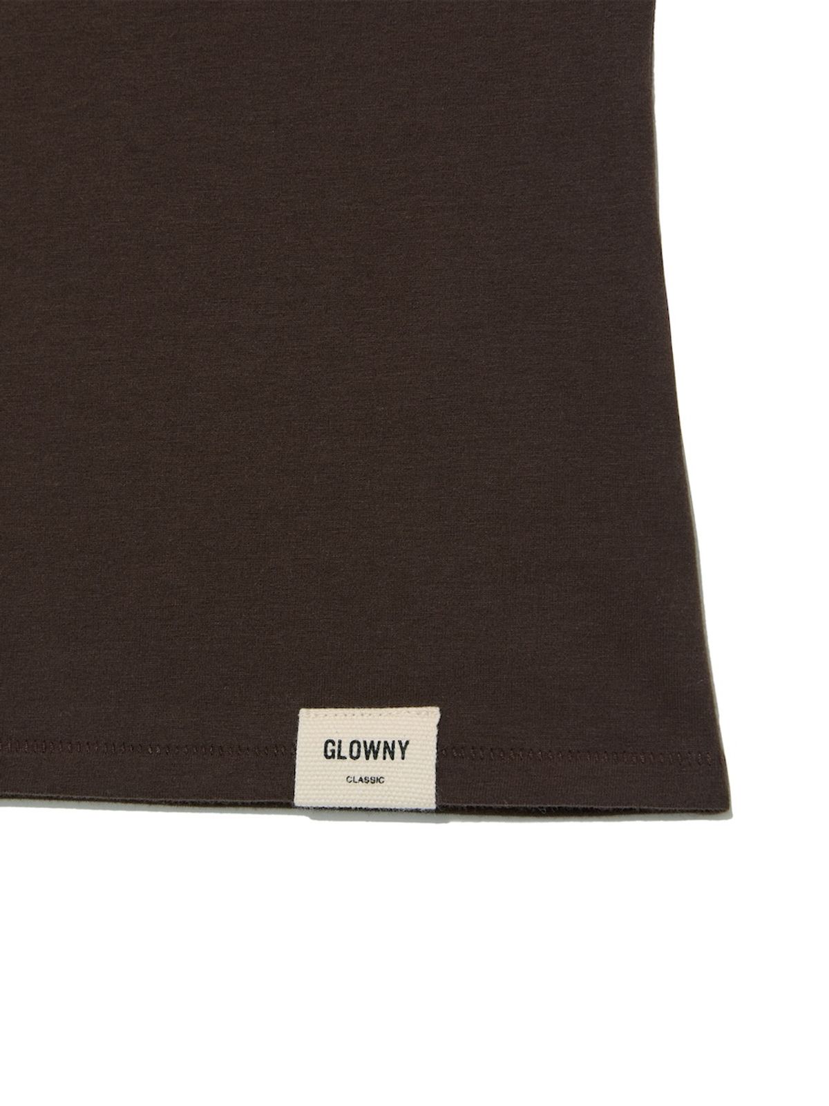 글로니(GLOWNY) G SLIM TEE (BROWN)