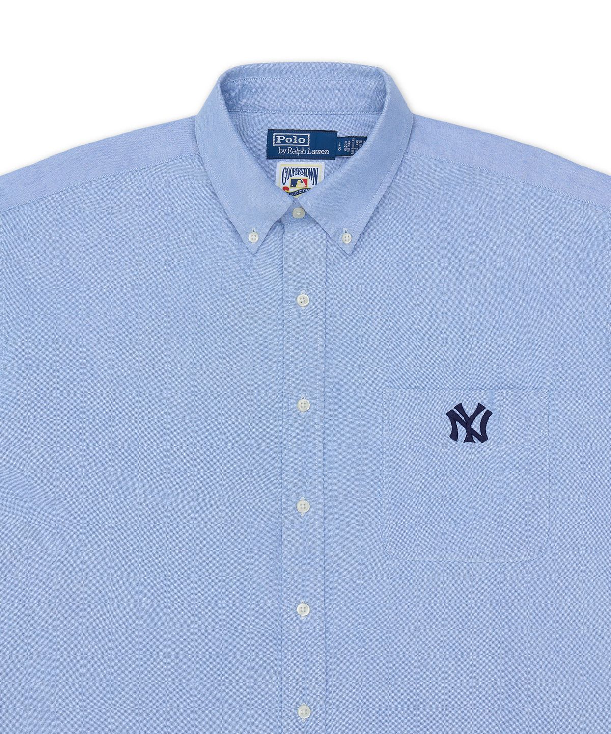 폴로 랄프 로렌(POLO RALPH LAUREN) 폴로 랄프 로렌 양키스 옥스포드 셔츠-블루