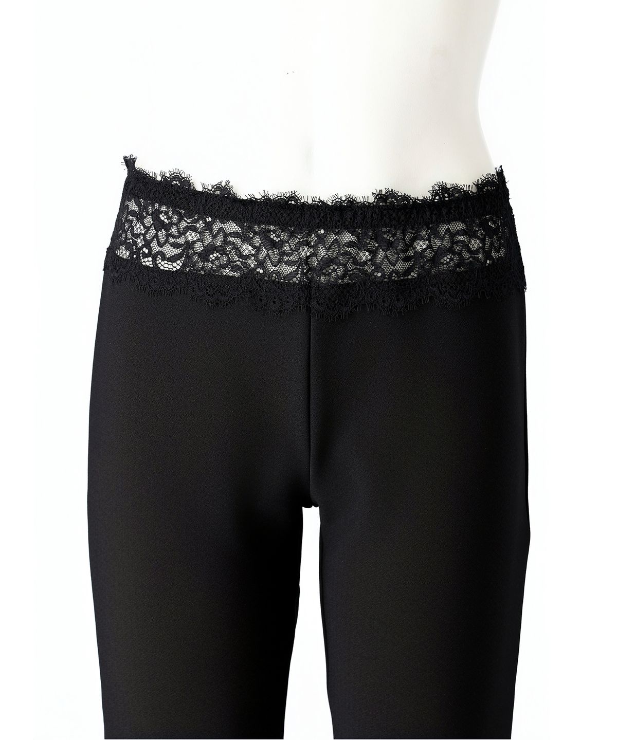 린하린(LYNHALYN) Lace High Waist Capri Pants