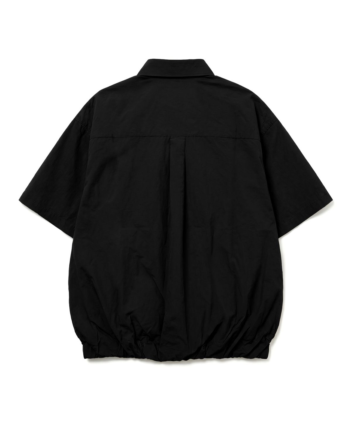 언더오프(UNDEROFF) 밴딩 풀오버 나일론 하프 셔츠 블랙