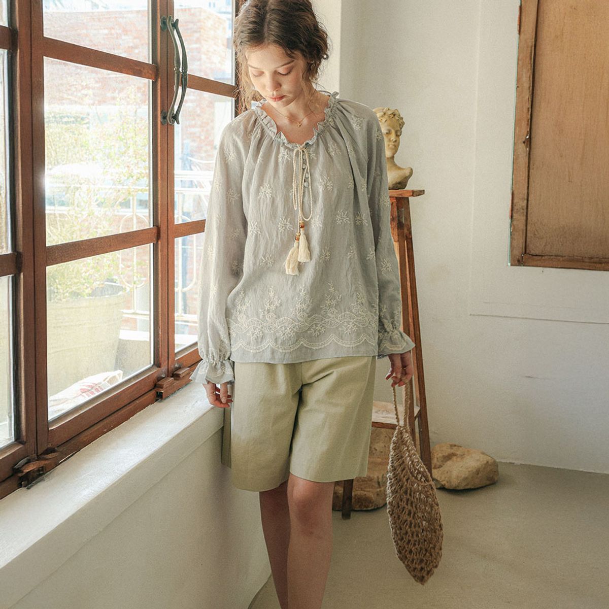 프라우드 마리(PROUD MARY) PM_Daily casual half pants_2color