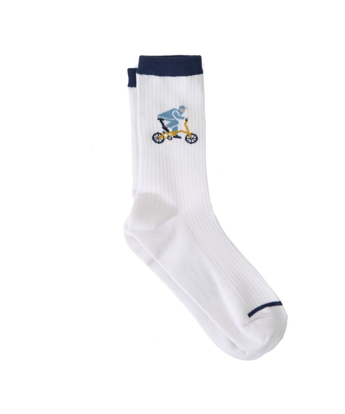 브롬톤 런던(BROMPTON LONDON) BICYCLE GRAPHIC SOCKS - WHITE (P265ASO104)