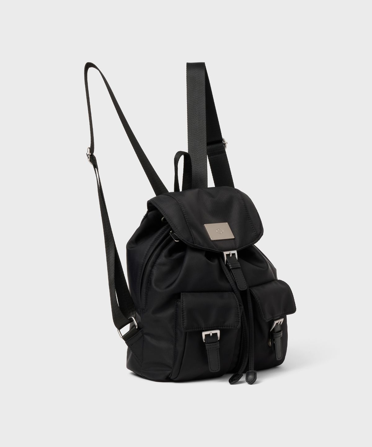 샐볼(SALBOL) SYMBOL NYLON MINI BACKPACK [BLACK]