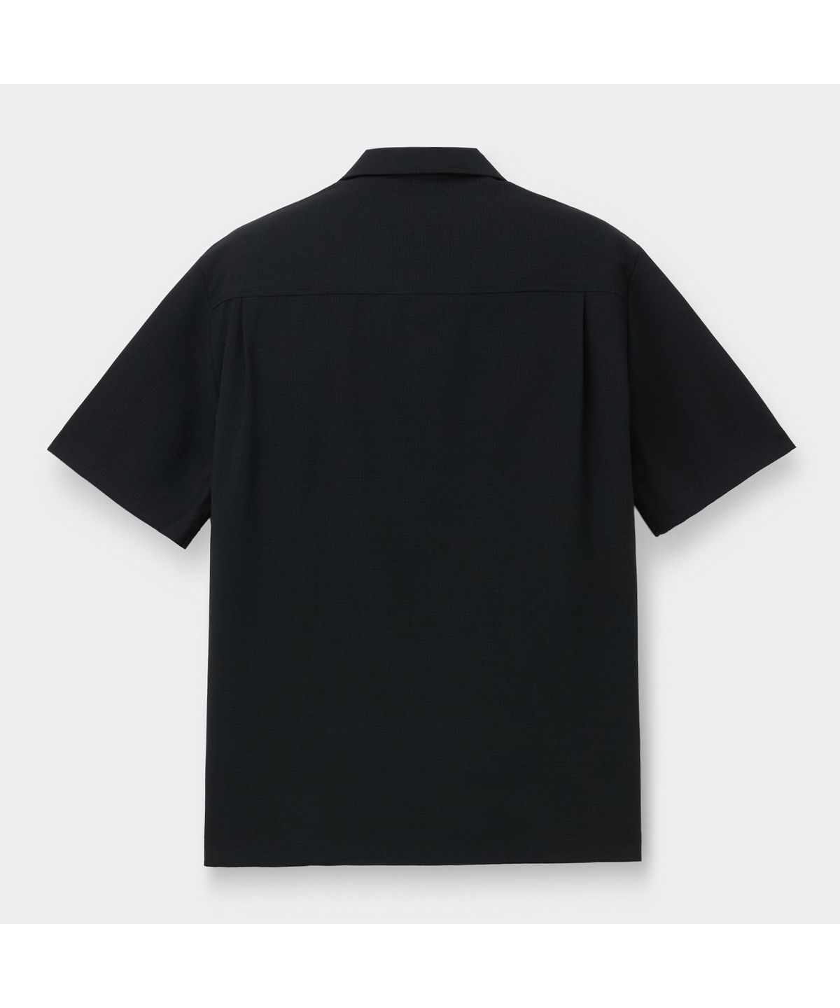 커스텀멜로우(CUSTOMELLOW) [Essentials] Black Regular Fit Half Shirt C9SAM26311BKX