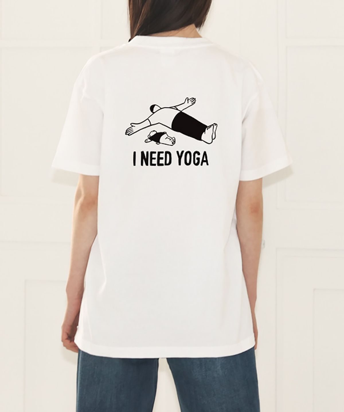 뚜누(TOUNOU) 최하연 작가, I NEED YOGA 01 반소매 티셔츠