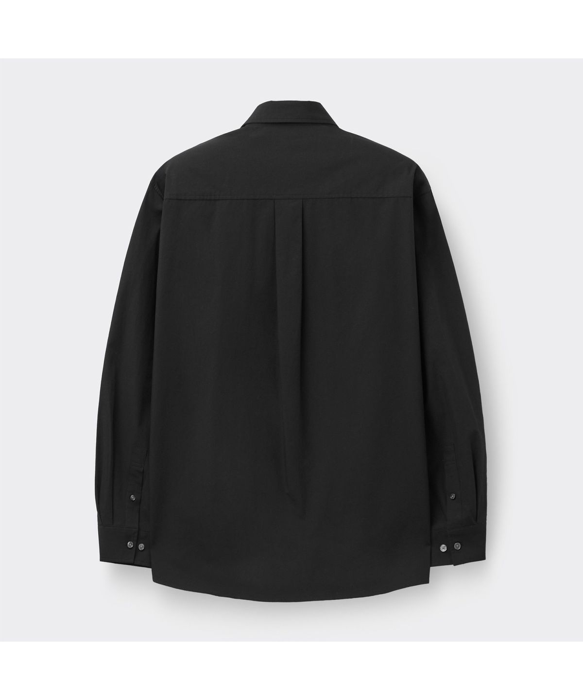 커스텀멜로우(CUSTOMELLOW) [Essentials] Black Regular Fit Basic Shirt C9SAM26201BKX