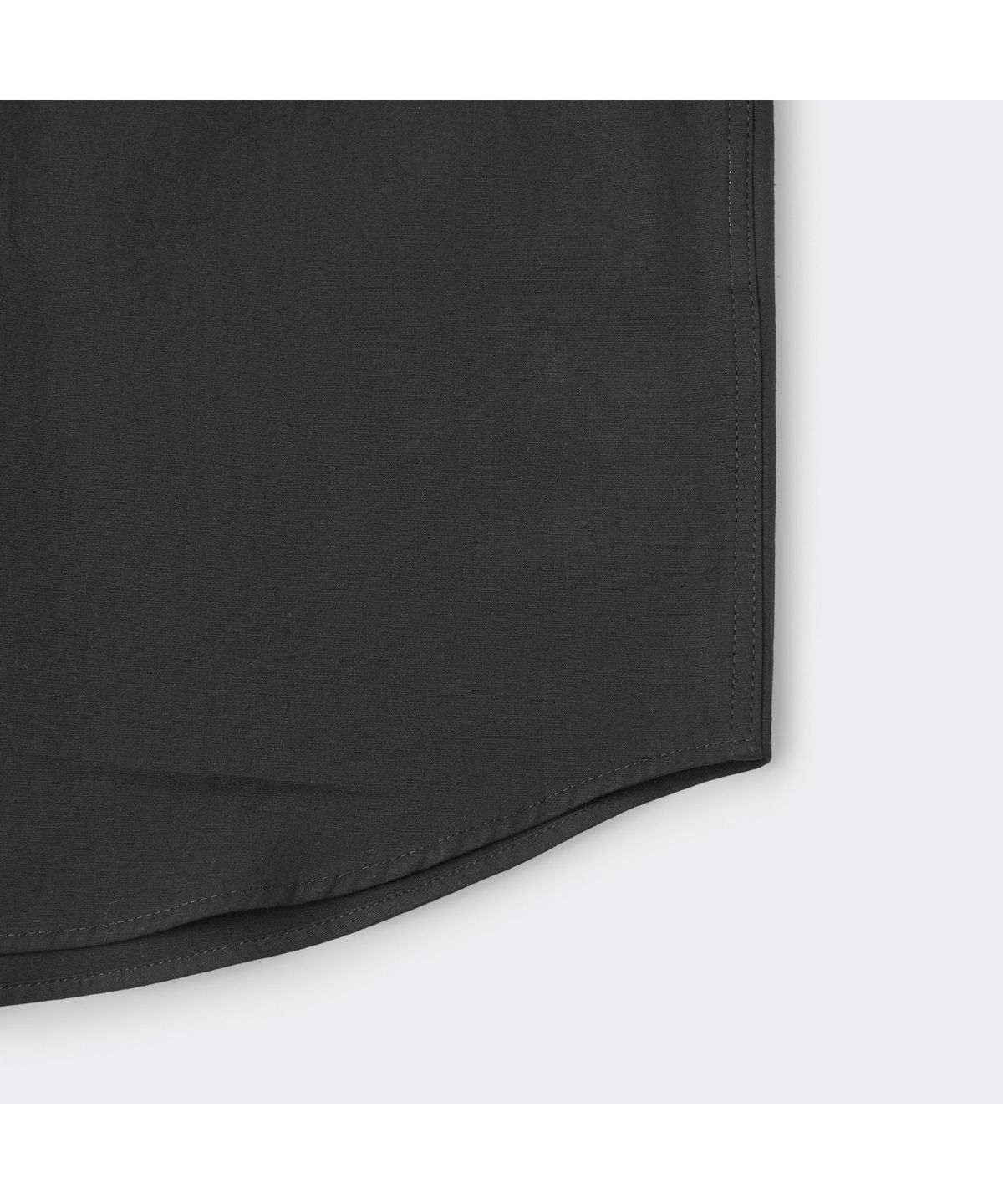 커스텀멜로우(CUSTOMELLOW) [Essentials] Black Regular Fit Basic Shirt C9SAM26201BKX