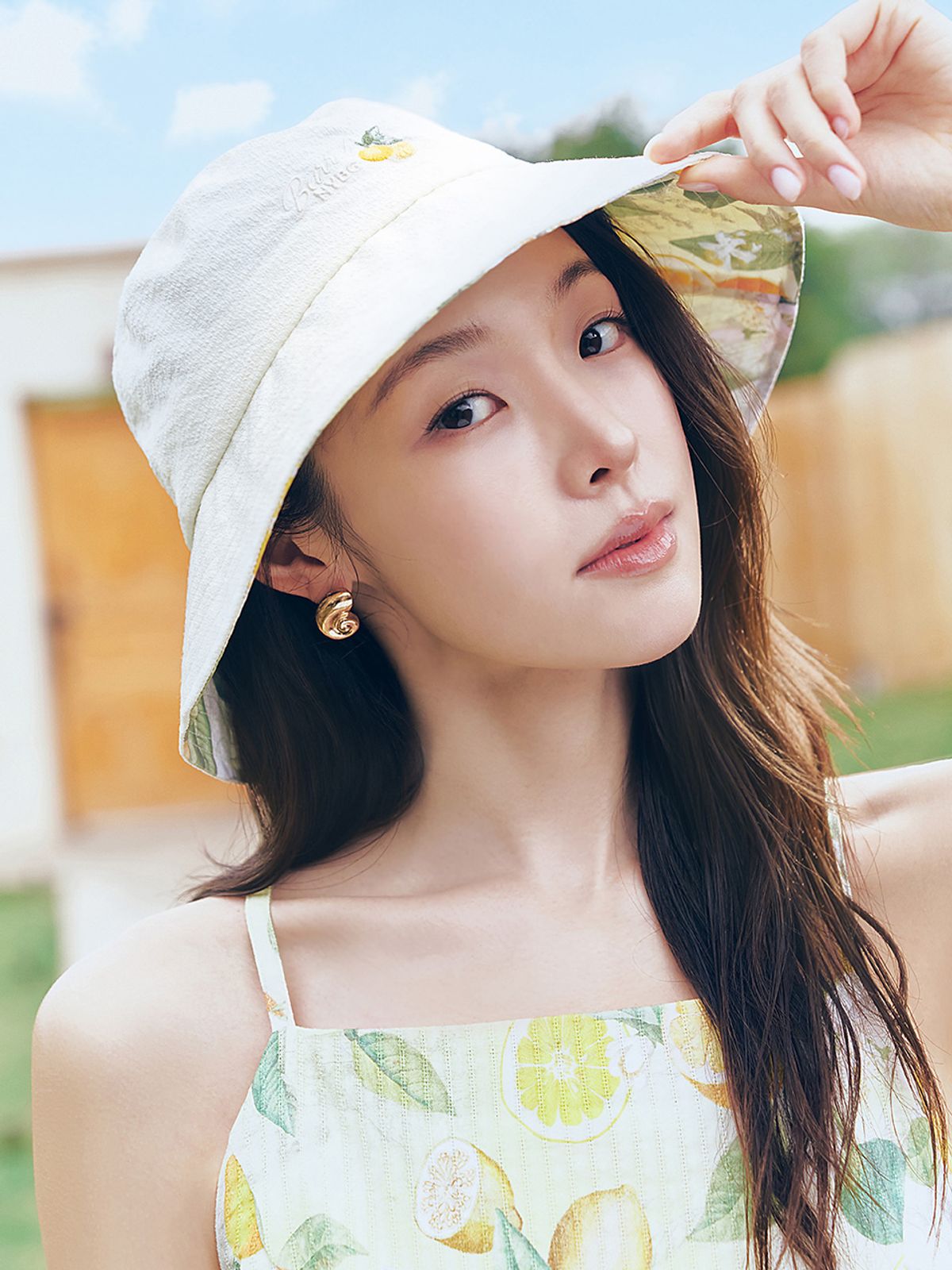 배럴(BARREL) NYBG 와이드 버킷햇 아이보리 (B6SUACP050IVR)