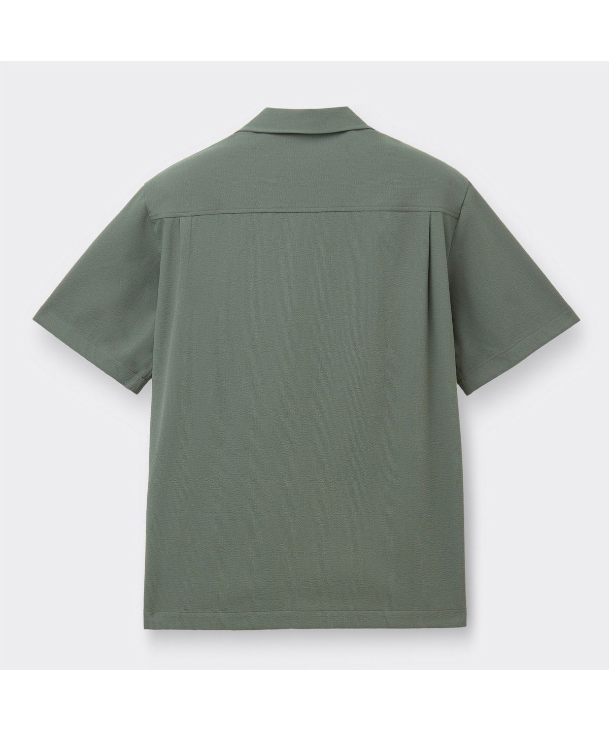 커스텀멜로우(CUSTOMELLOW) [Essentials] Khaki Regular Fit Half Shirt C9SAM26311KHX