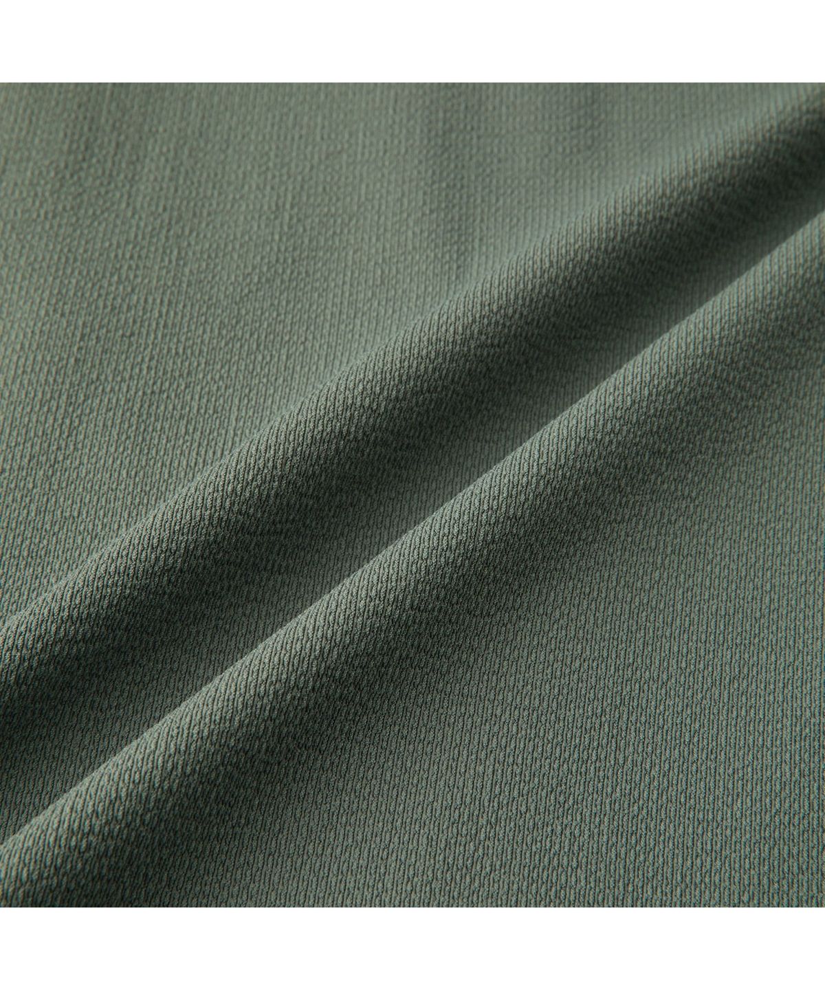 커스텀멜로우(CUSTOMELLOW) [Essentials] Khaki Regular Fit Half Shirt C9SAM26311KHX